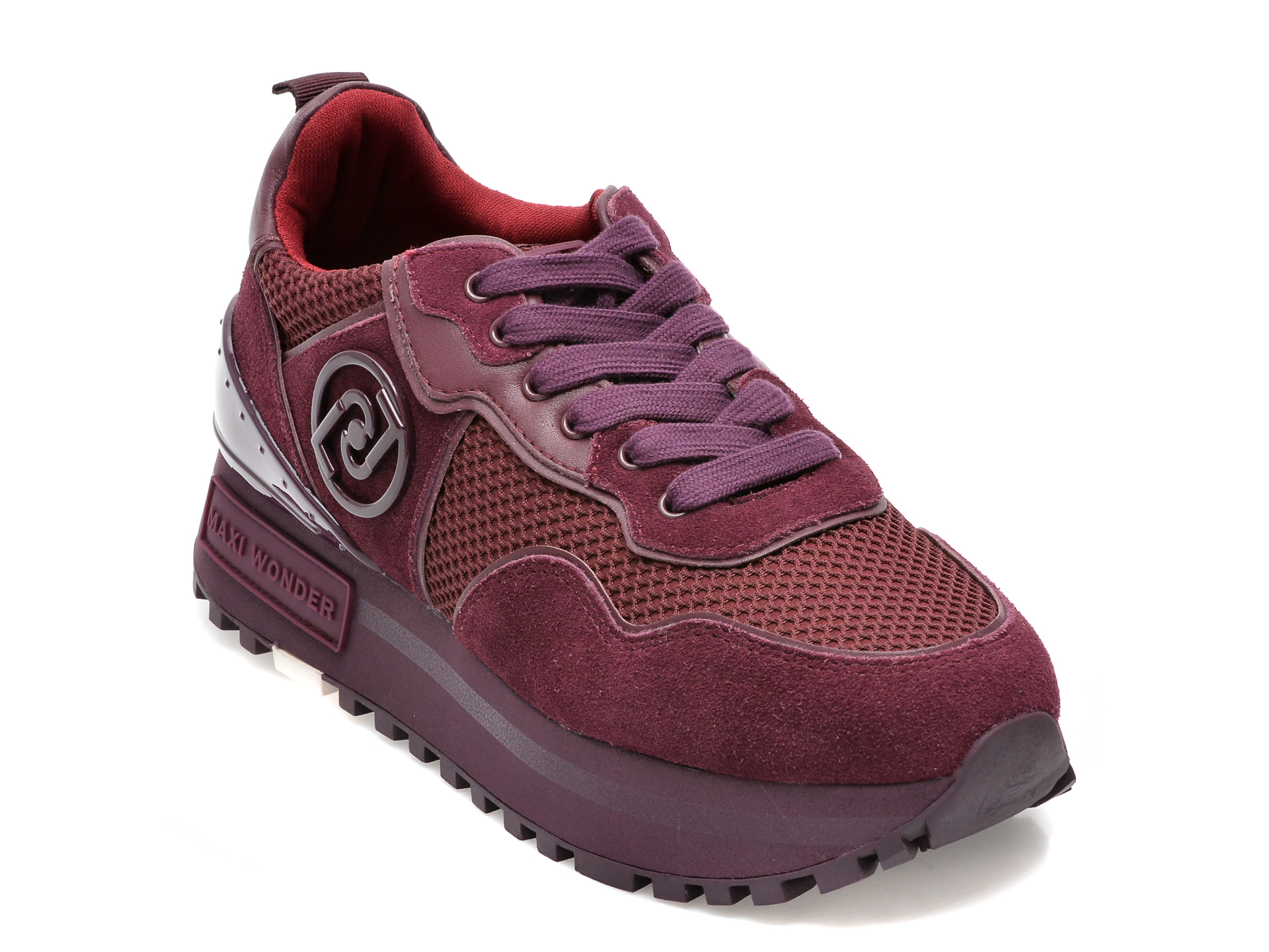 Pantofi sport LIU JO visinii, MAXWO52, din material textil si piele naturala /femei/pantofi imagine noua