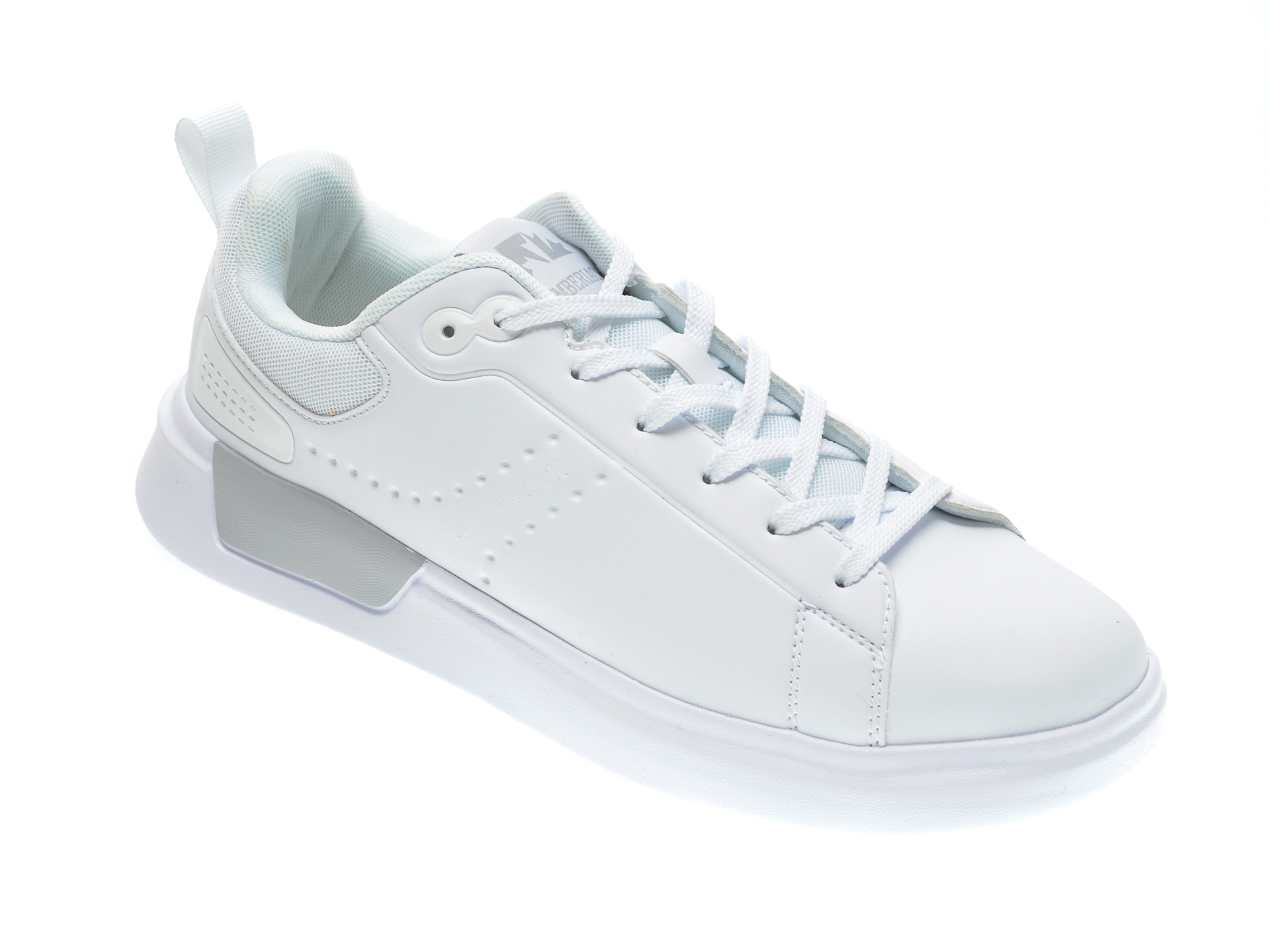 Pantofi sport LUMBERJACK albi, 711001, din piele ecologica