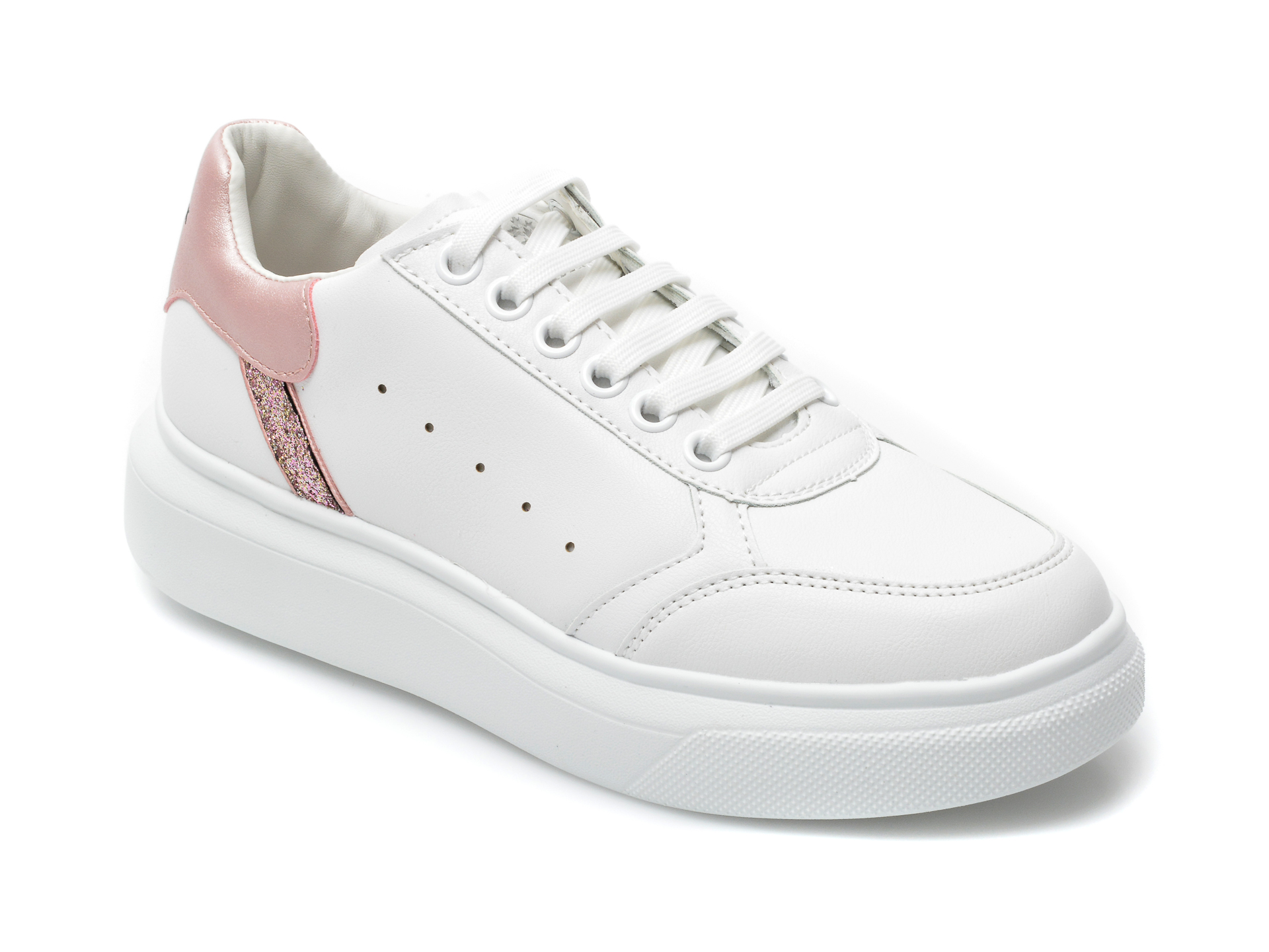 Pantofi sport LUMBERJACK albi, B611002, din piele ecologica