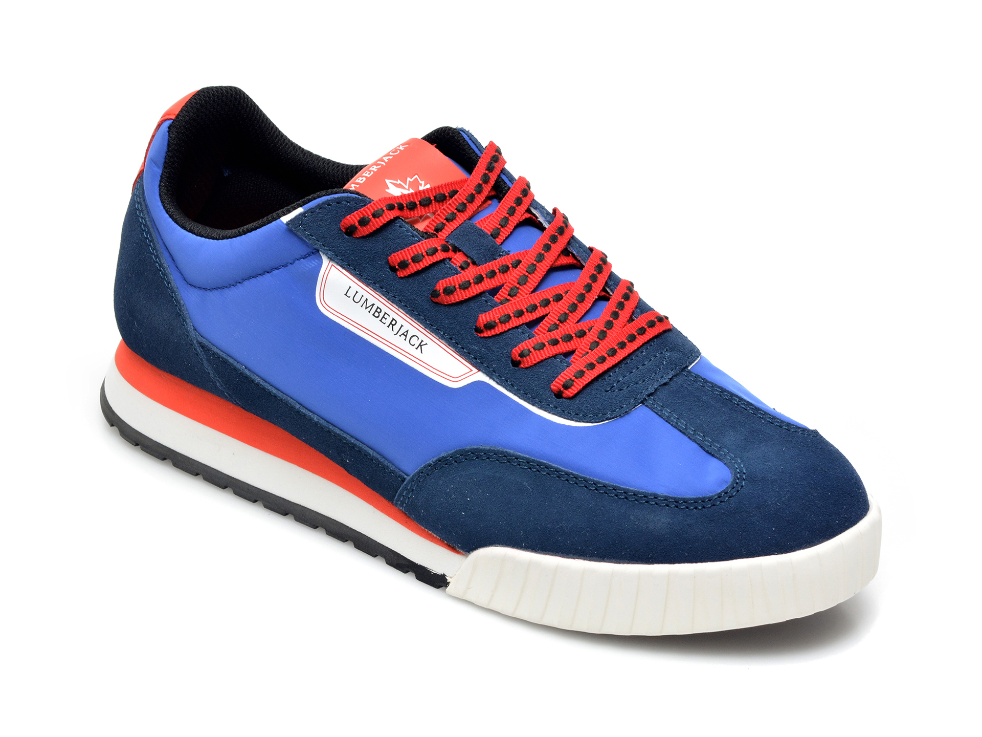 Pantofi sport LUMBERJACK bleumarin, 8161002, din material textil si piele intoarsa