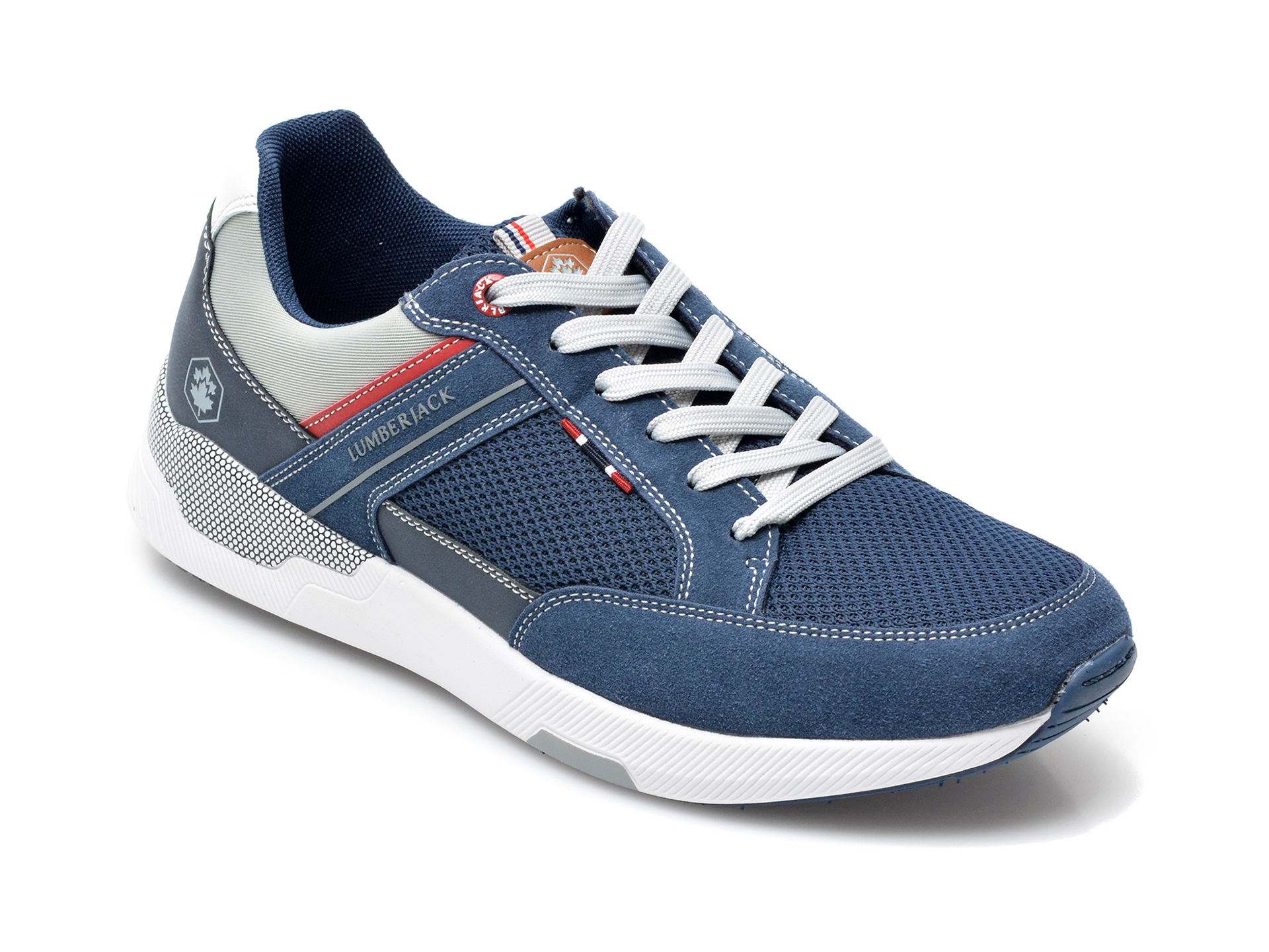 Pantofi sport LUMBERJACK bleumarin, 8641005, din material textil si piele ecologica