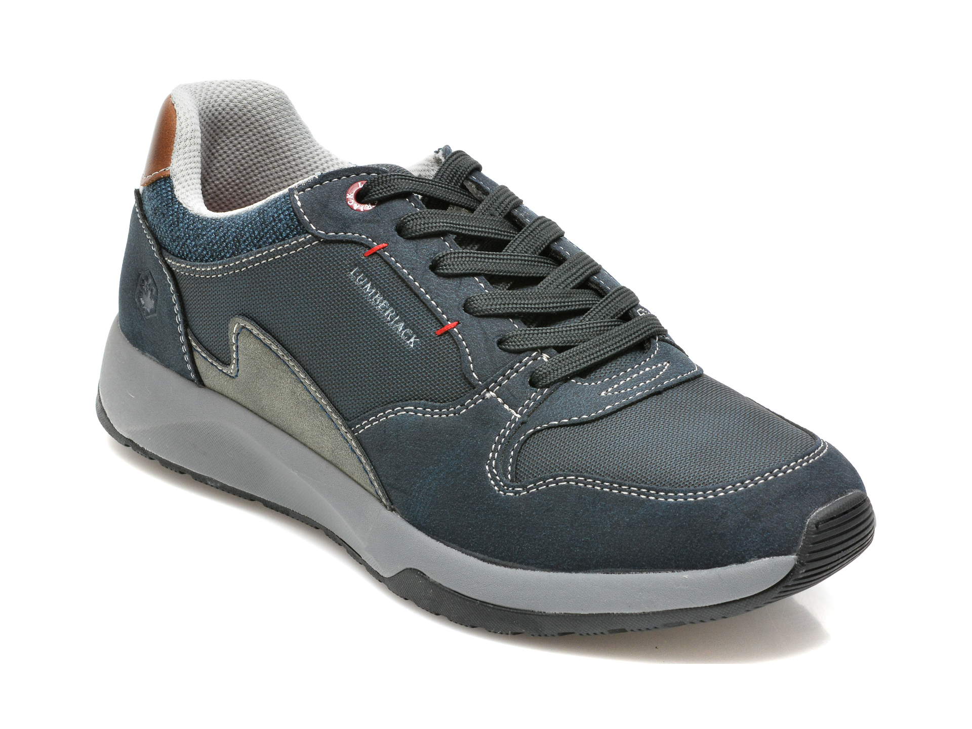 Pantofi sport LUMBERJACK bleumarin, 8651007, din material textil si piele ecologica