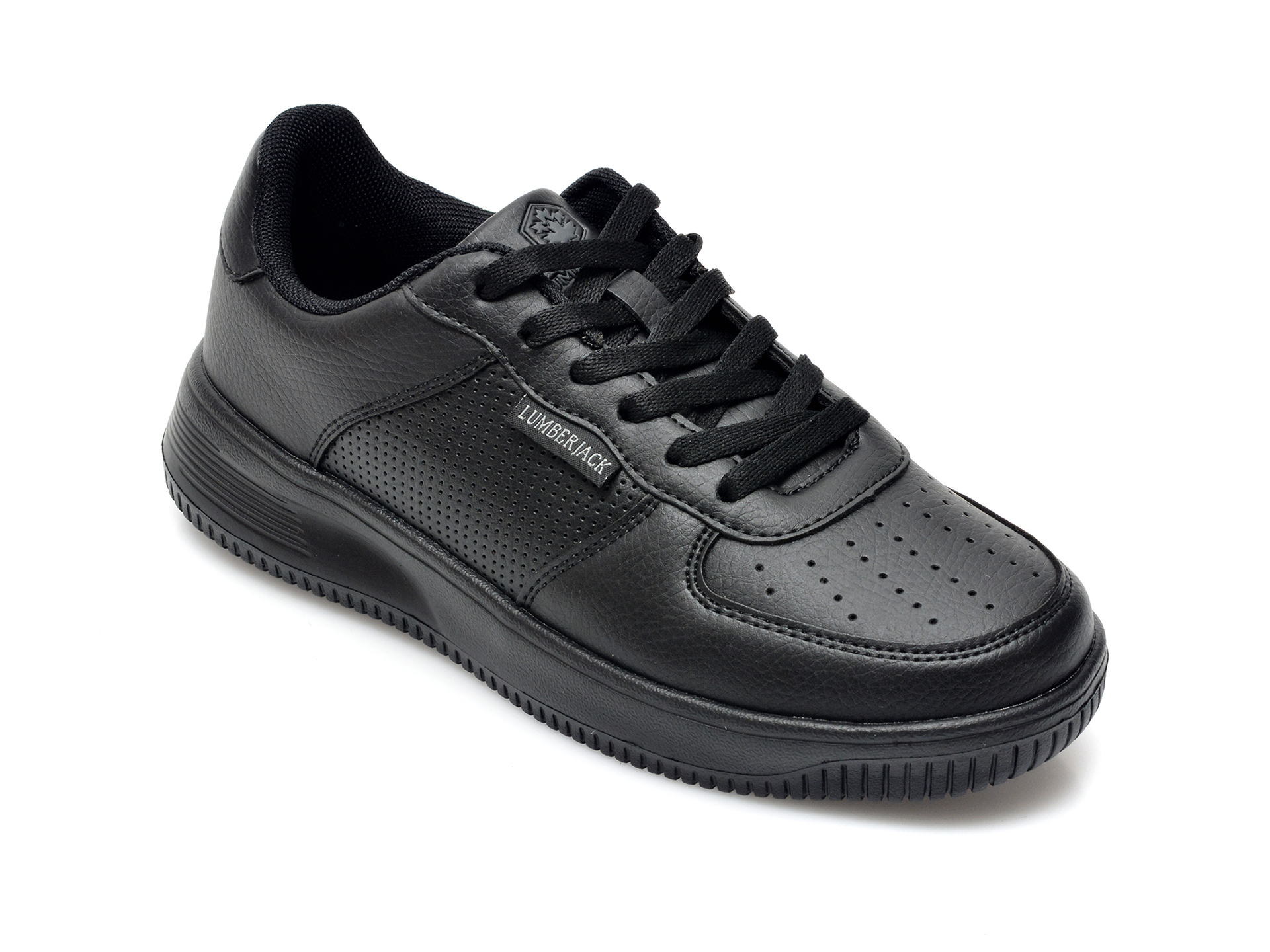 Pantofi sport LUMBERJACK negri, 7041002, din piele ecologica