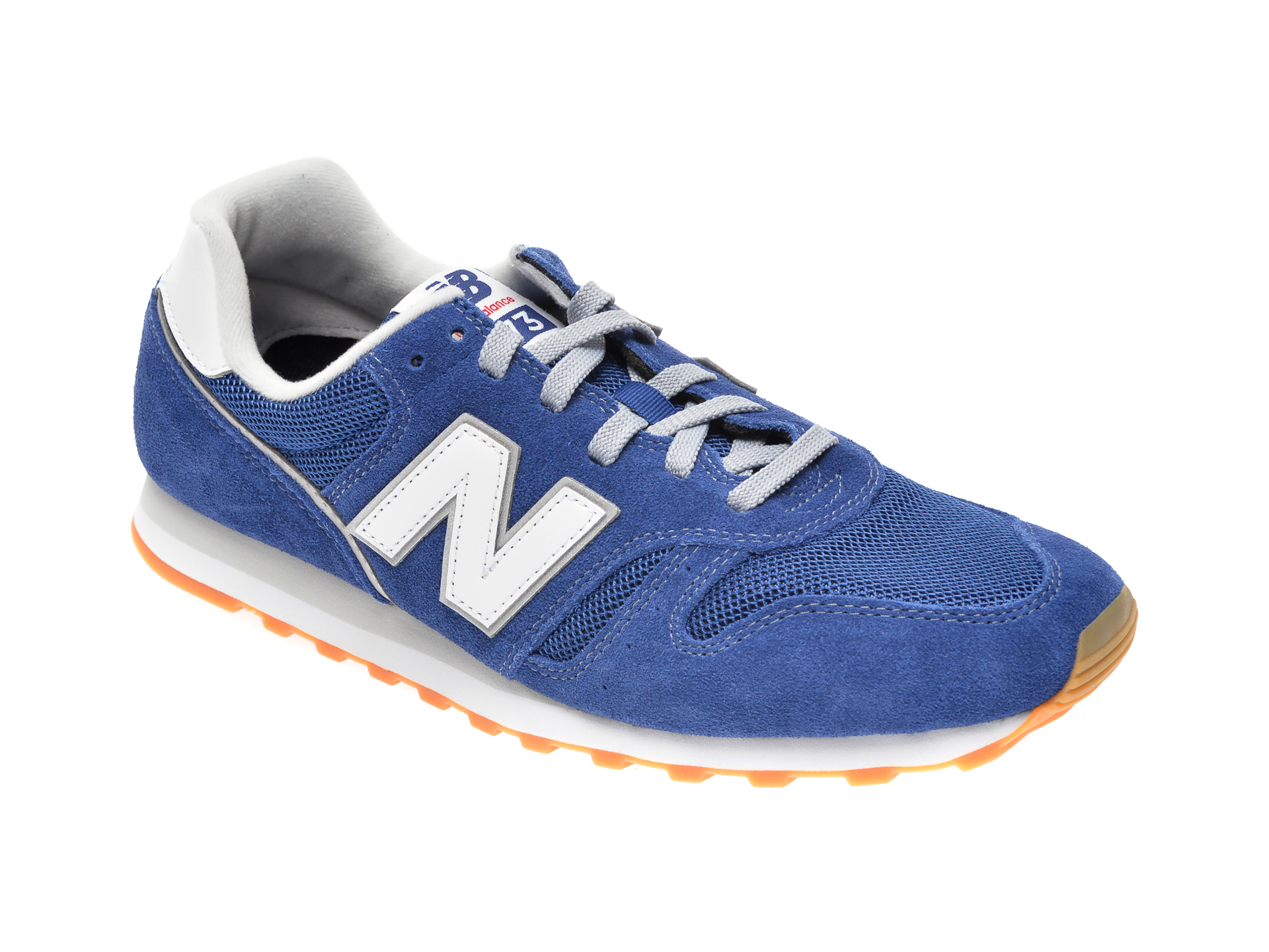 Pantofi sport NEW BALANCE albastri, ML373, din material textil si piele intoarsa