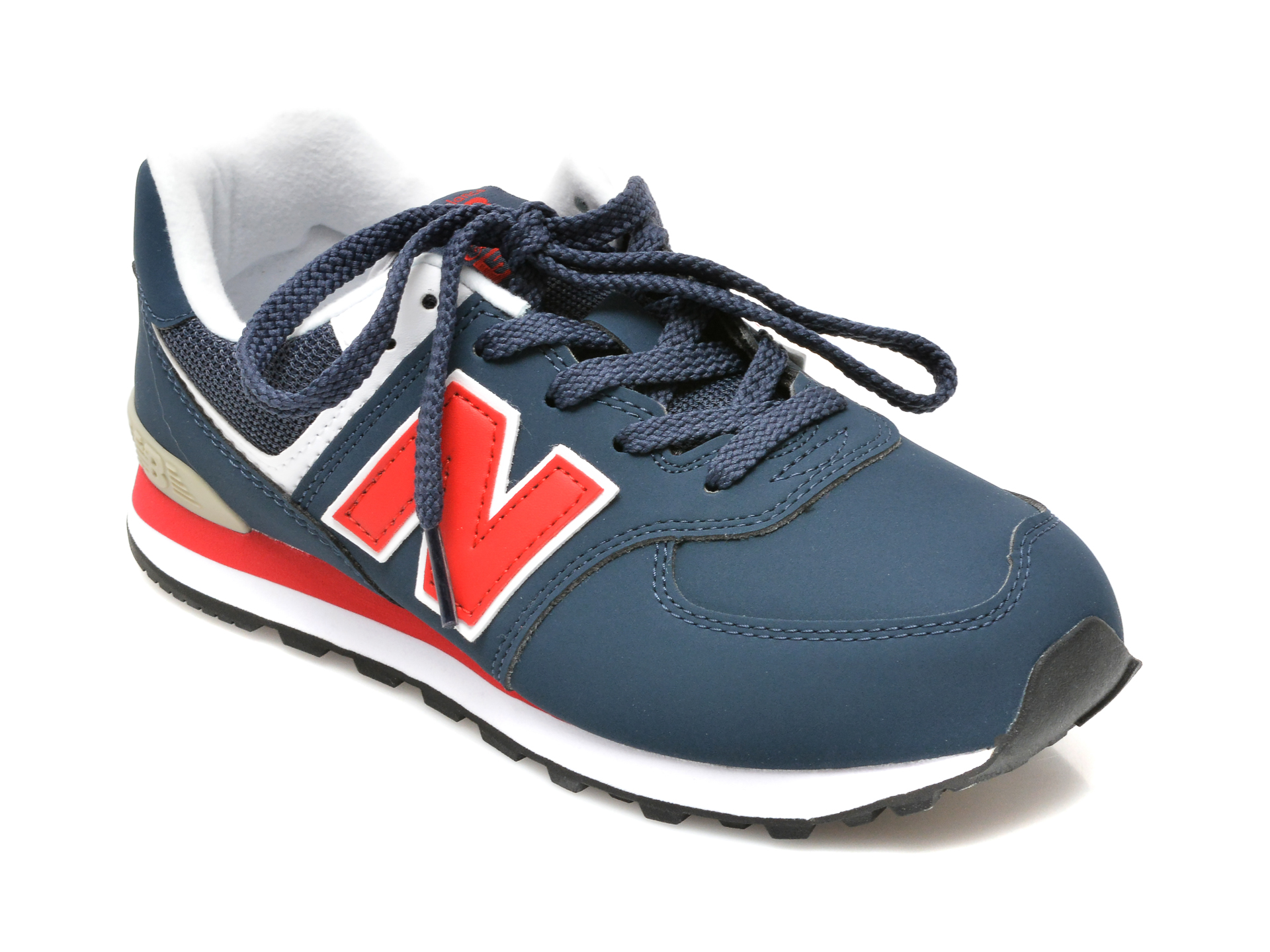 Pantofi sport NEW BALANCE bleumarin, GC574, din material textil si piele ecologica New Balance imagine reduceri