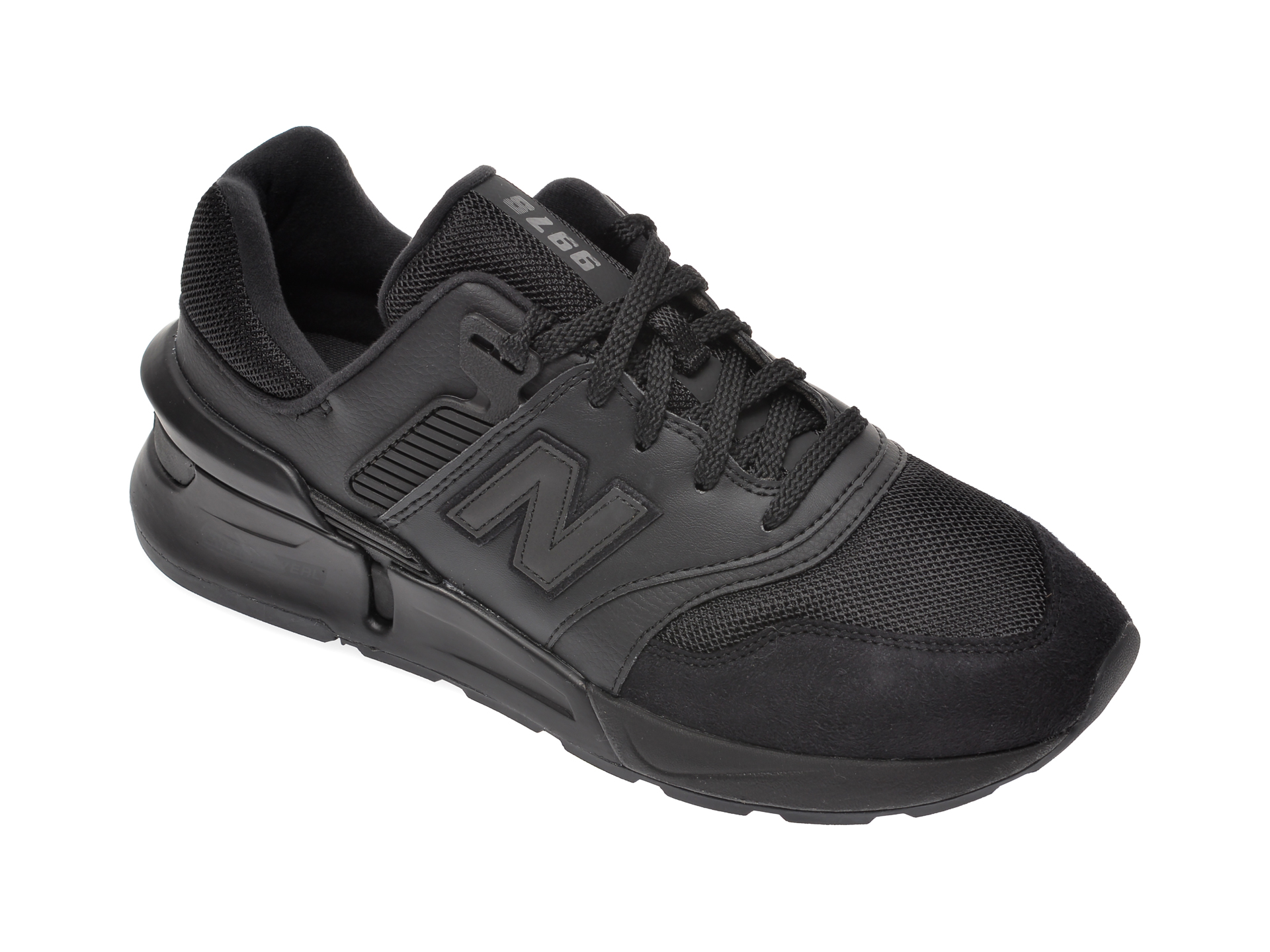 Pantofi sport NEW BALANCE negri, MS997, din material textil si piele ecologica