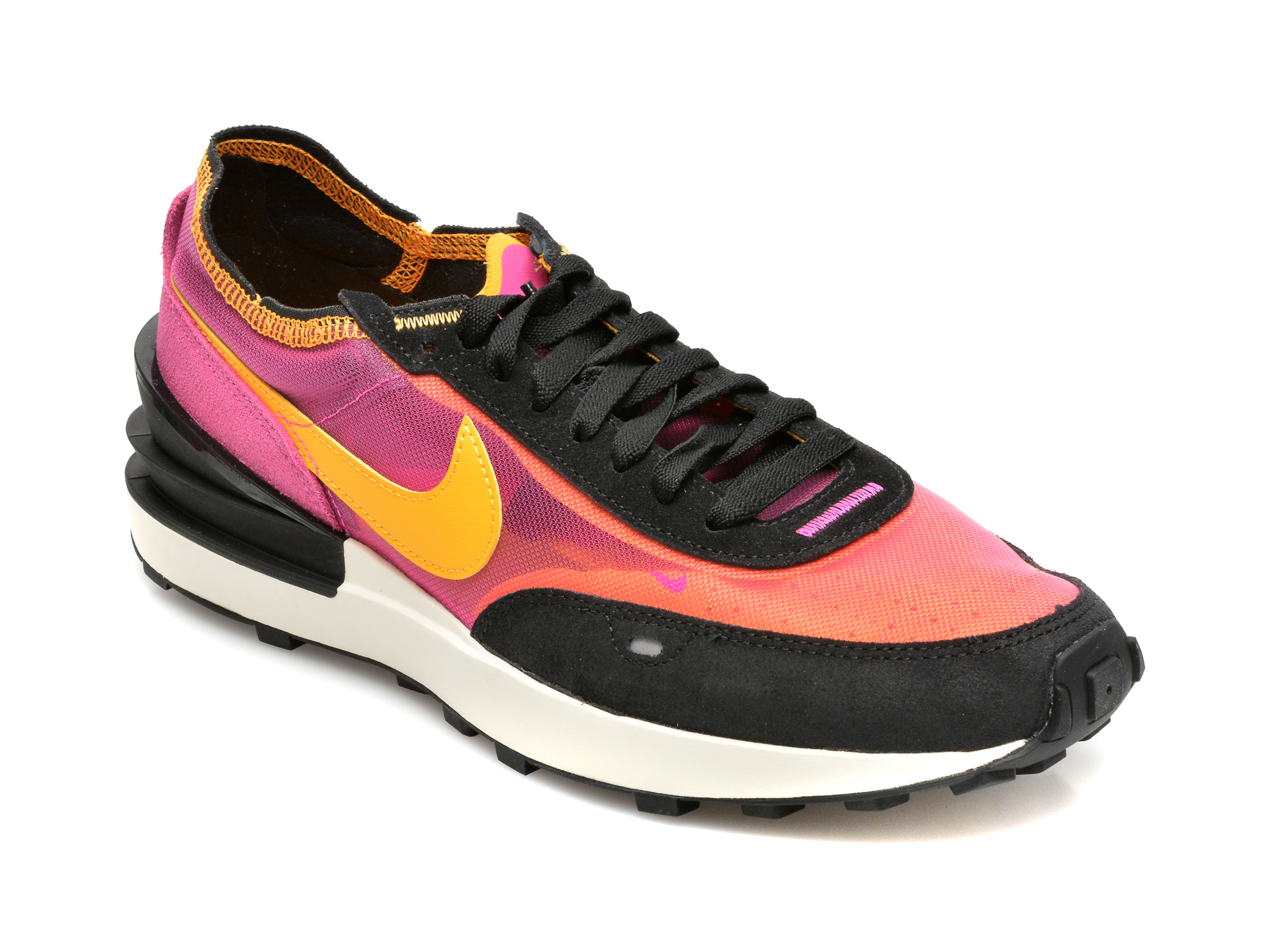 Pantofi sport NIKE fucsia, WAFFLE ONE, din material textil