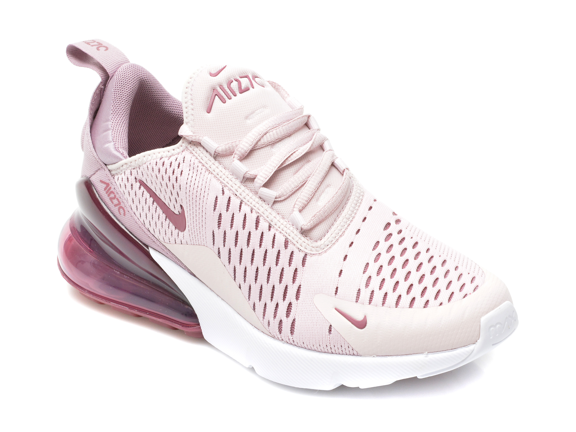 Pantofi sport NIKE roz, W AIR MAX 270, din material textil Nike imagine noua