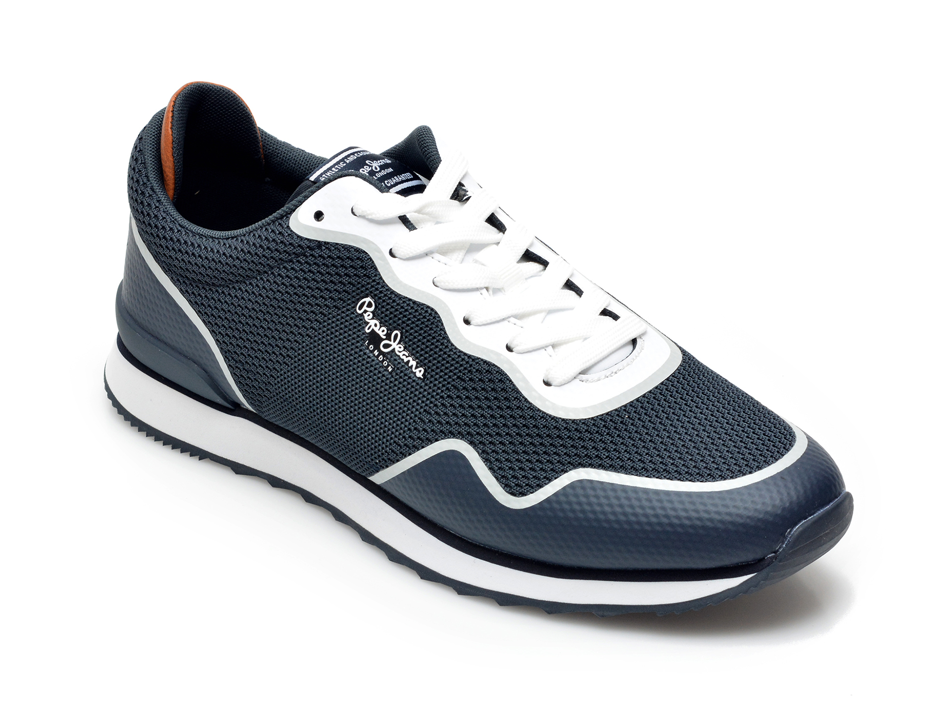Pantofi sport PEPE JEANS bleumarin, 3070699, din material textil si piele ecologica