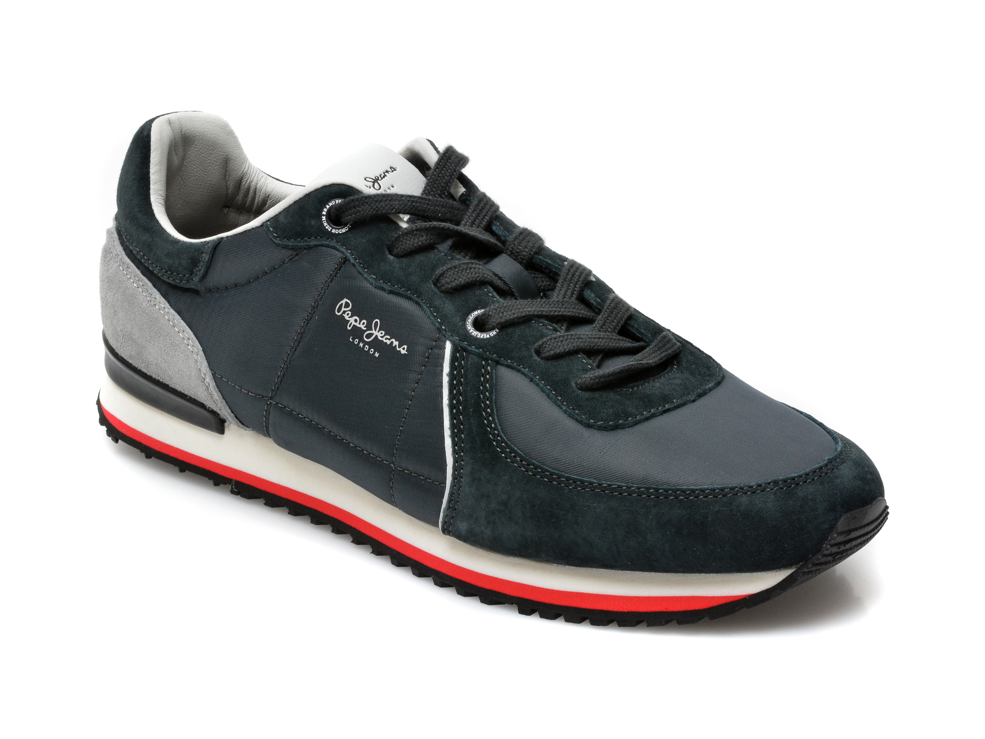 Pantofi sport PEPE JEANS bleumarin, 3072899, din material textil si piele intoarsa