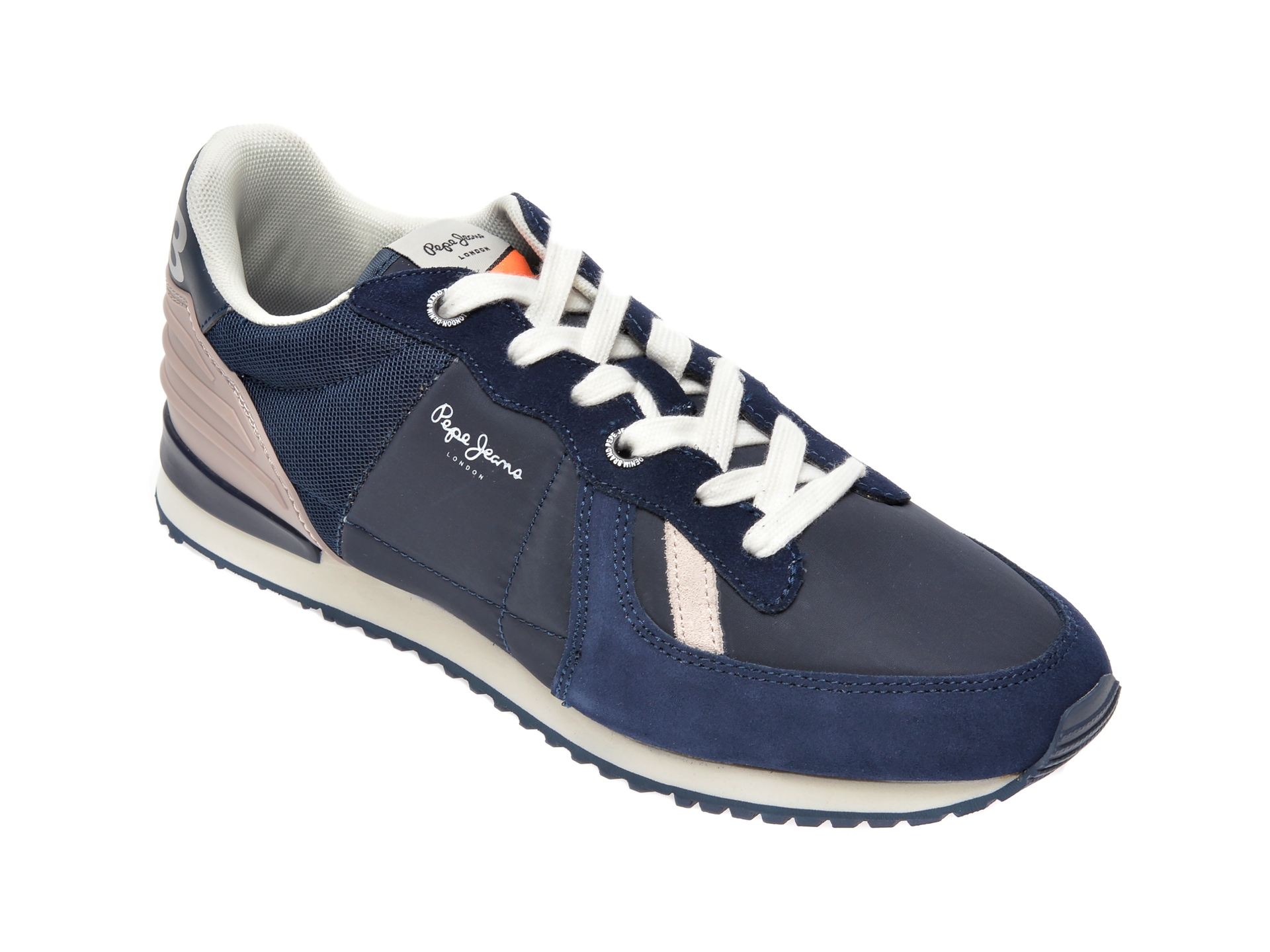 Pantofi sport PEPE JEANS bleumarin, MS30621, din material textil