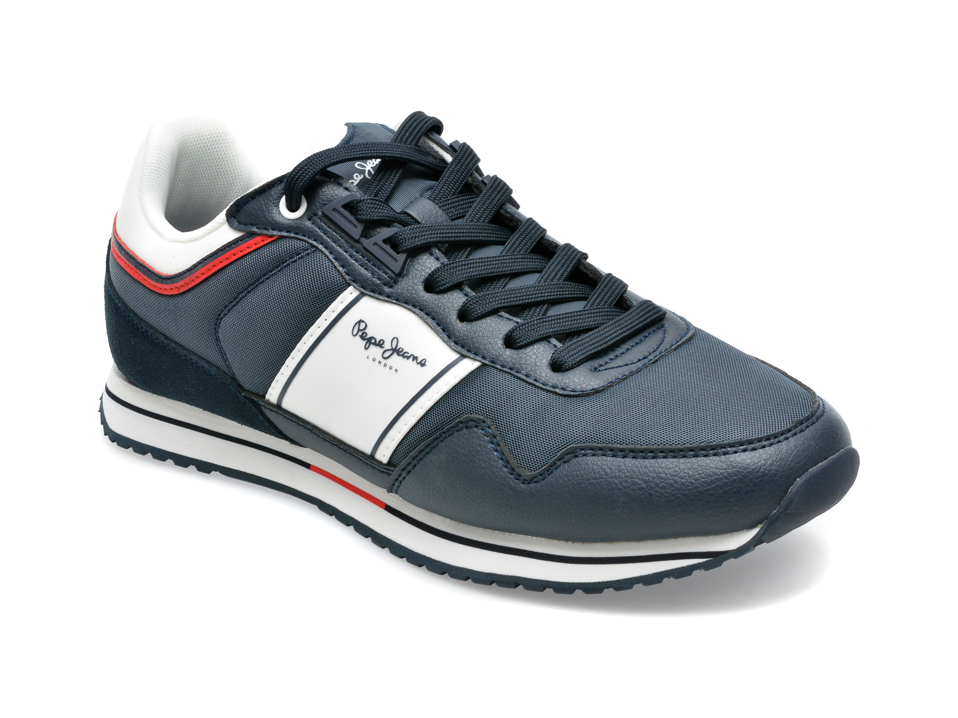Pantofi sport PEPE JEANS bleumarin, MS30907, din material textil si piele ecologica barbati 2023-09-21