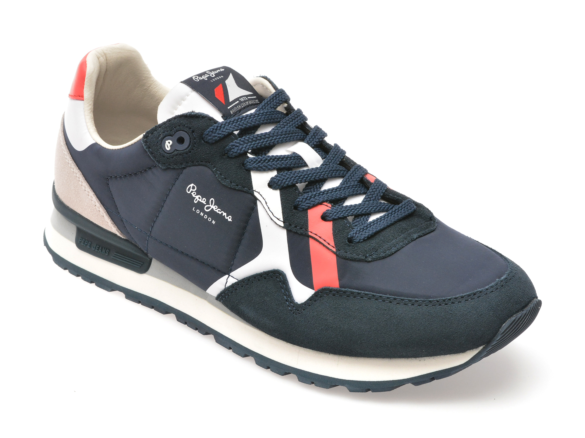 Pantofi sport PEPE JEANS bleumarin, MS40007, din material textil