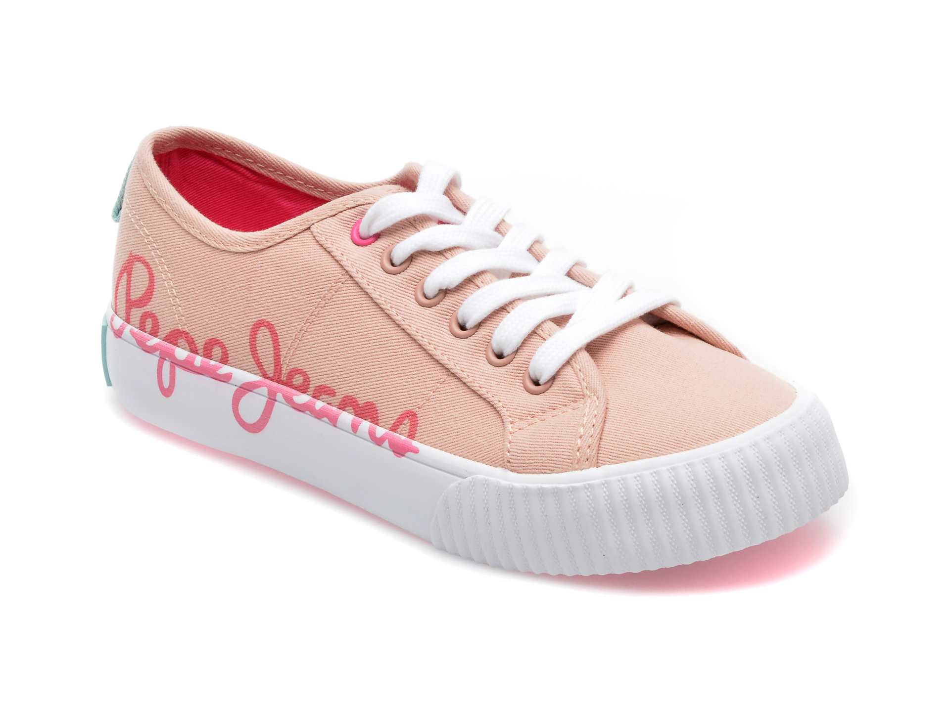 Pantofi sport PEPE JEANS roz, GS30577, din material textil