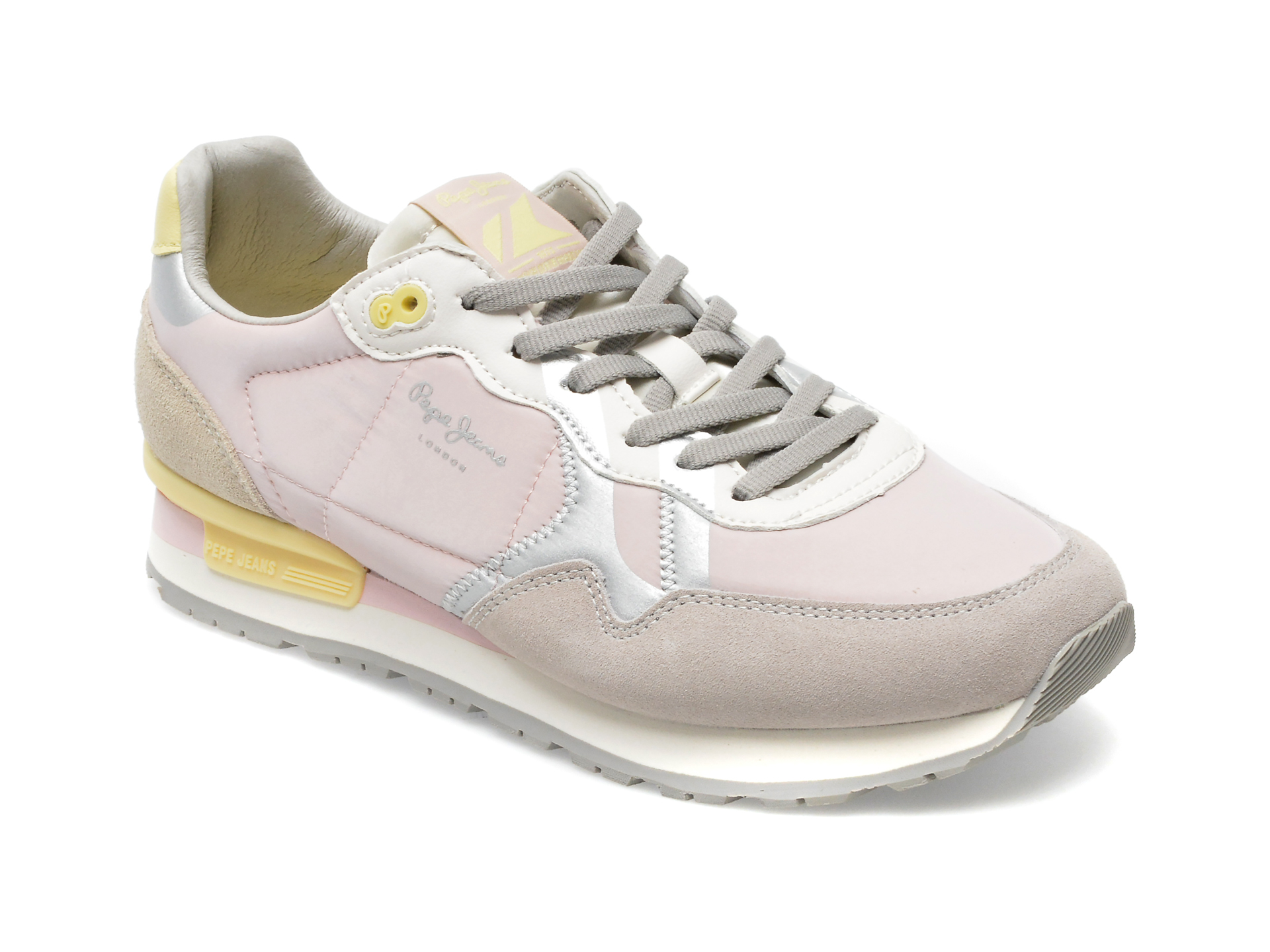 Pantofi sport PEPE JEANS roz, LS31476, din material textil si piele intoarsa femei 2023-09-21
