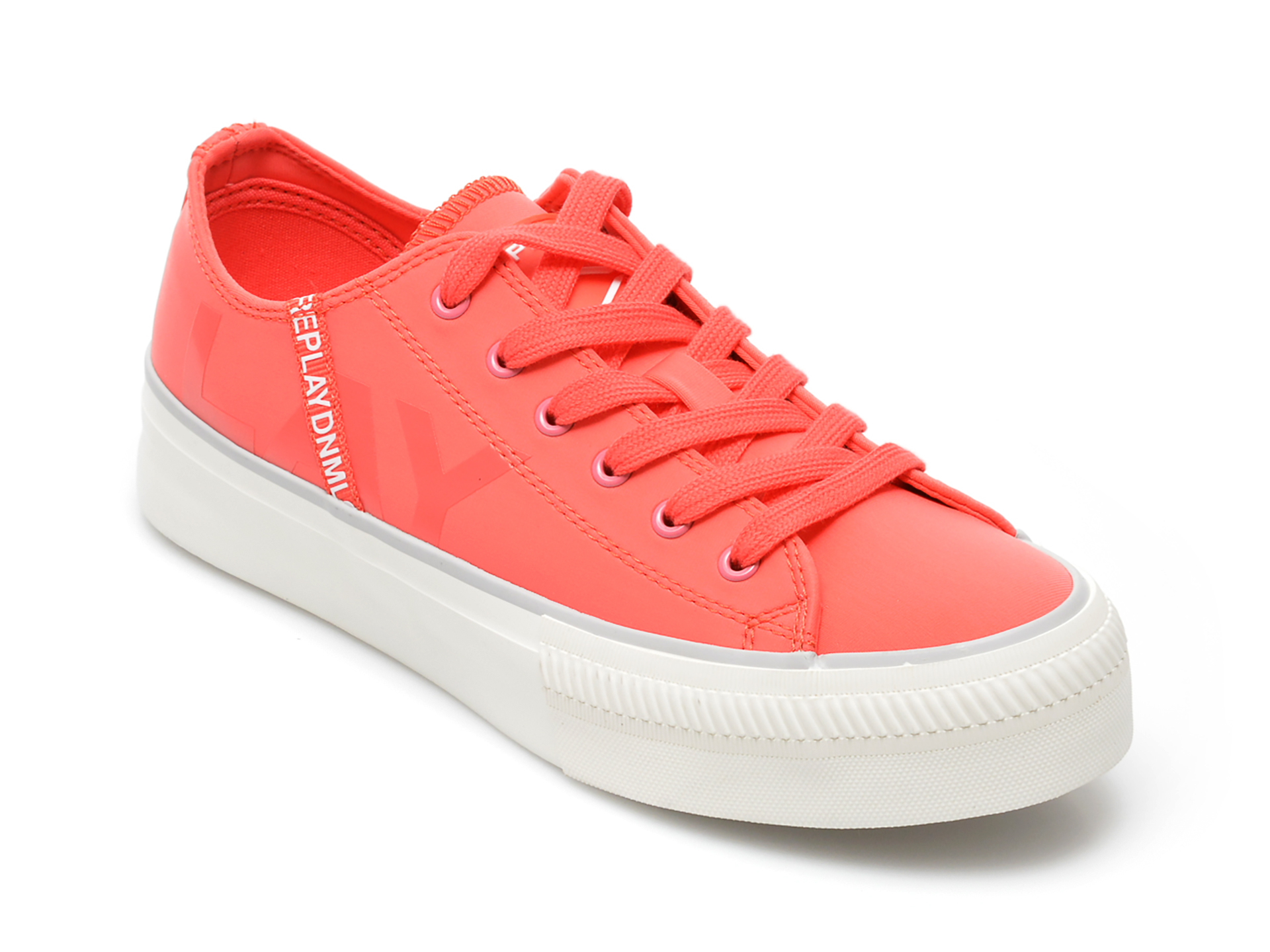 Pantofi sport REPLAY portocalii, WV1G14T, din material textil /femei/pantofi imagine noua