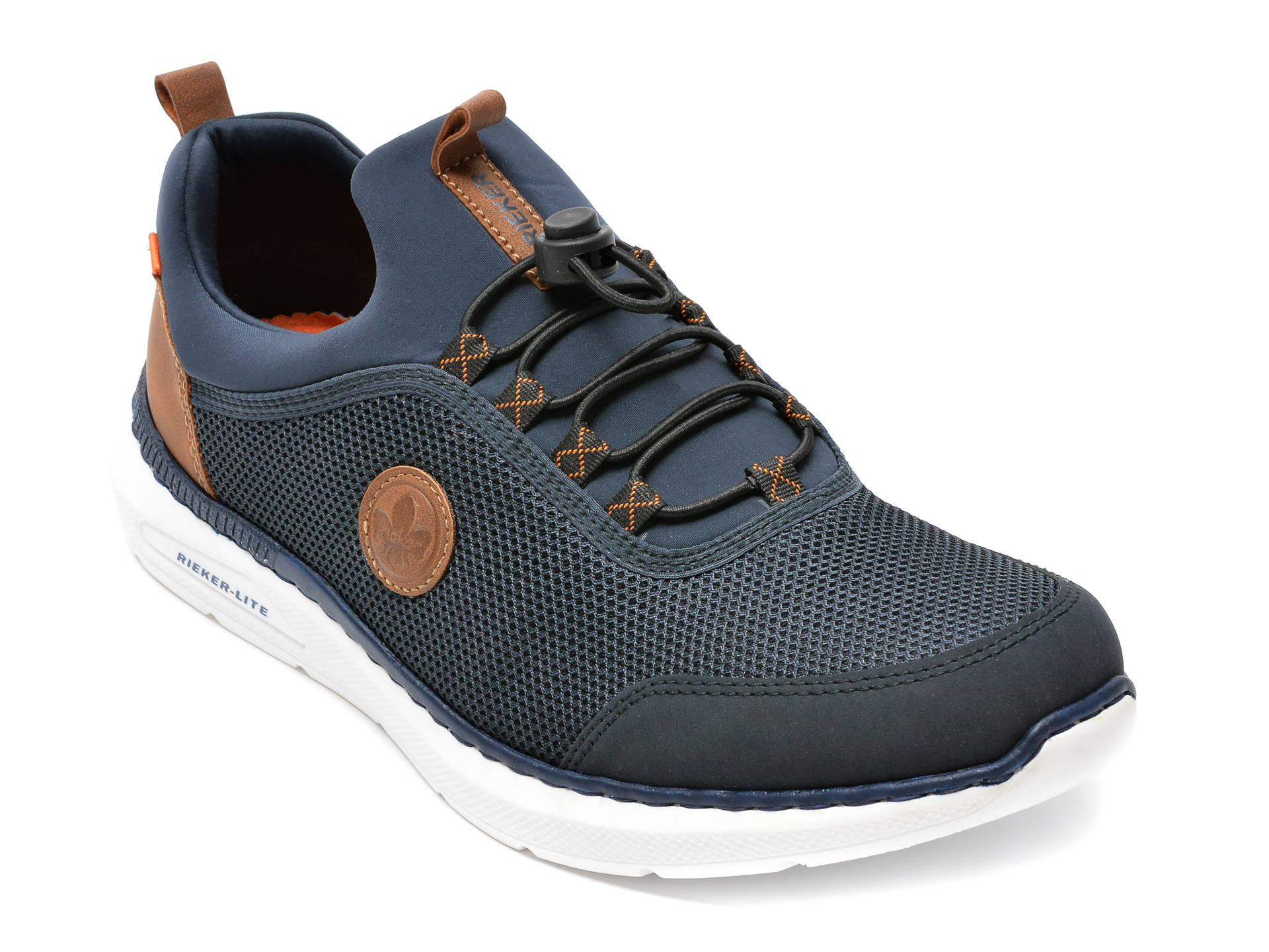 Pantofi sport RIEKER bleumarin, B7261, din material textil