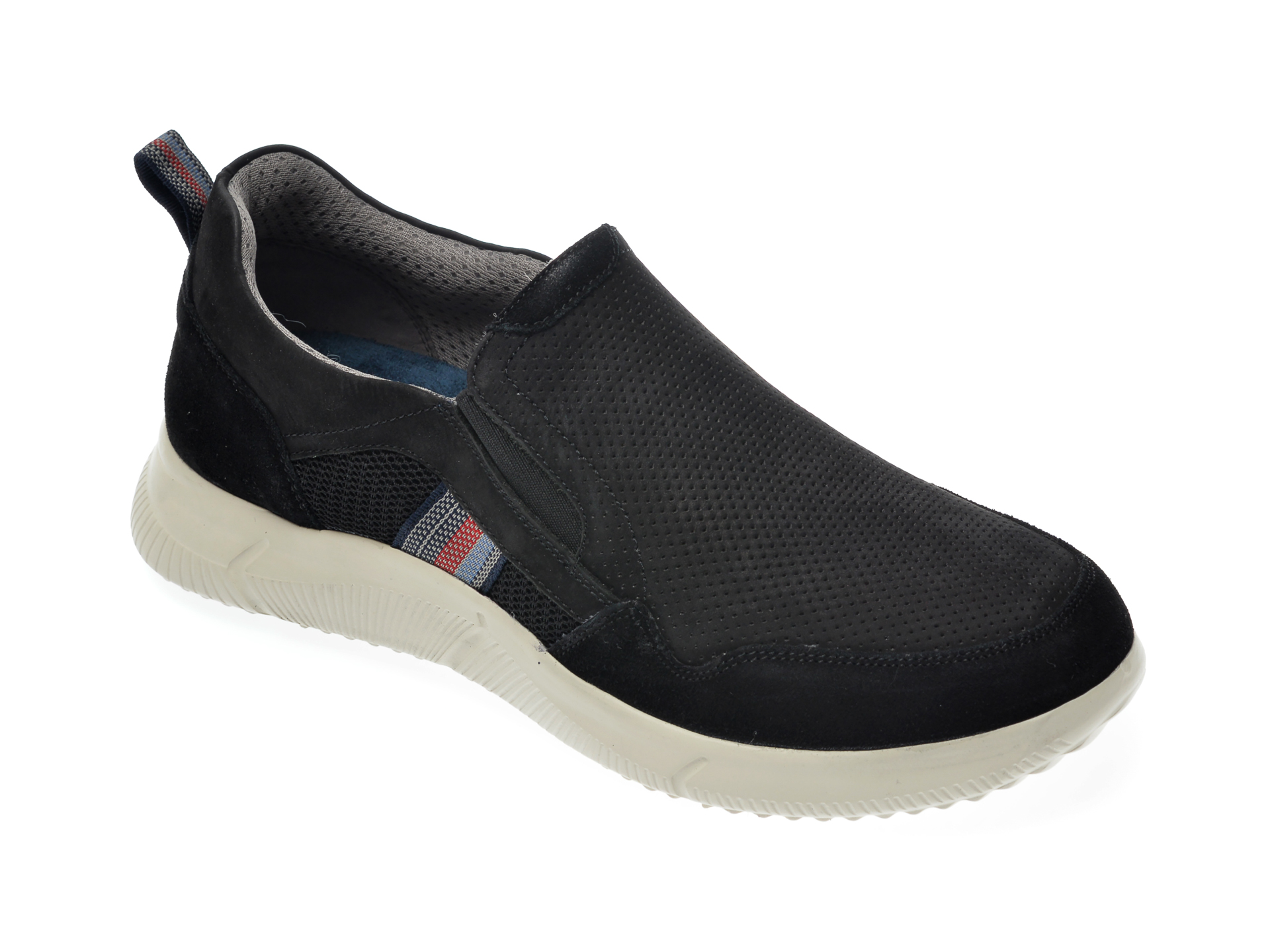 Pantofi sport SALAMANDER negri, 61004, din nabuc