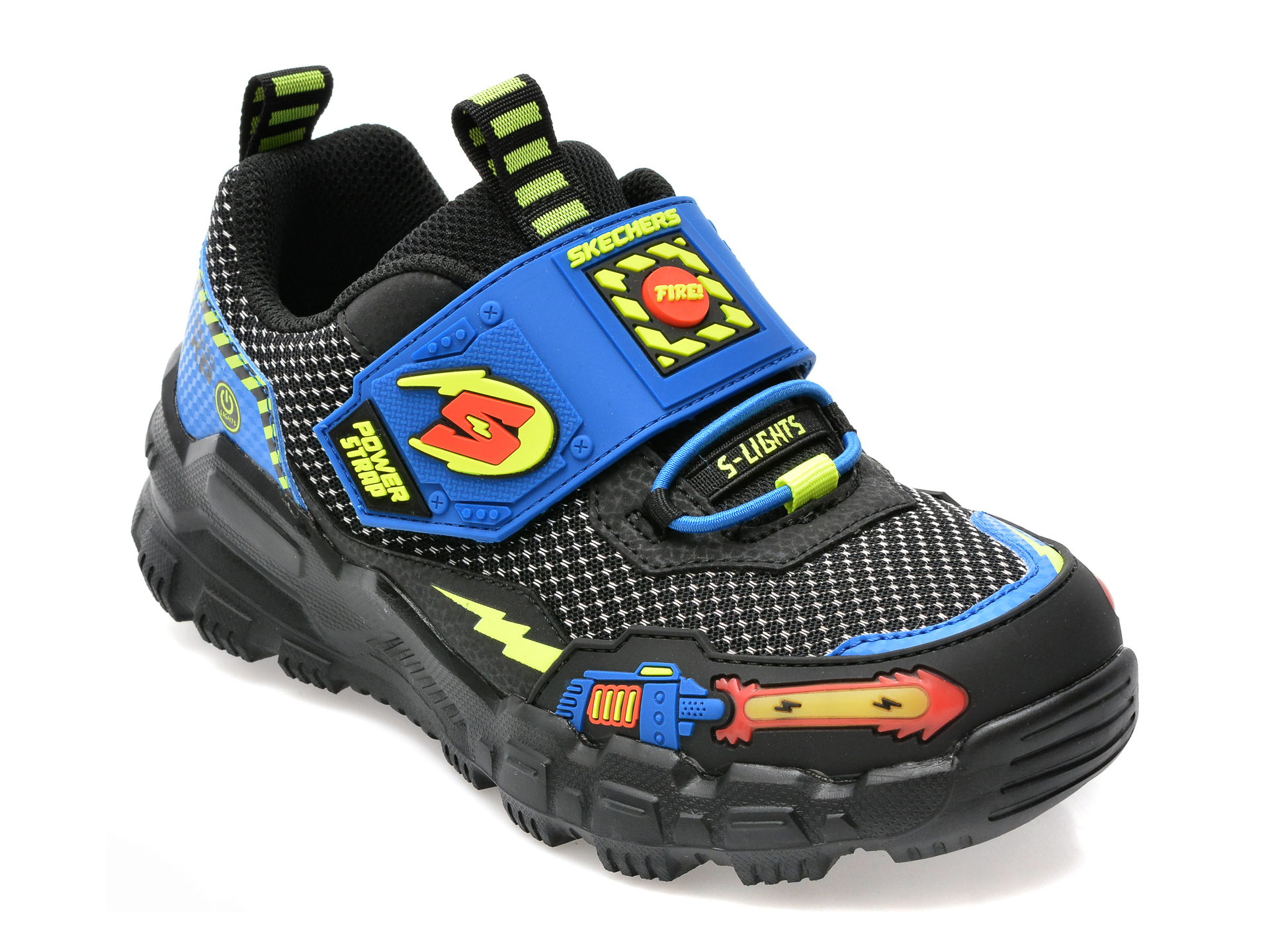 Pantofi sport SKECHERS albastri, ADVENTURE TRACK, din piele ecologica si material textil Skechers