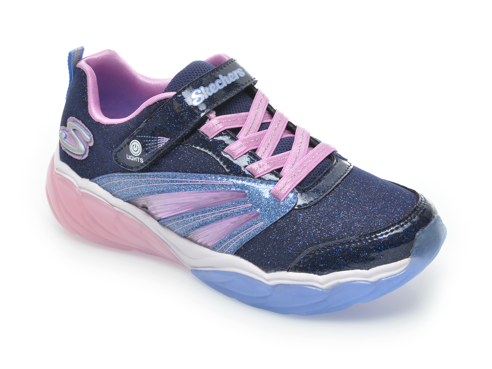 Pantofi sport SKECHERS bleumarin, 302043L, din material textil
