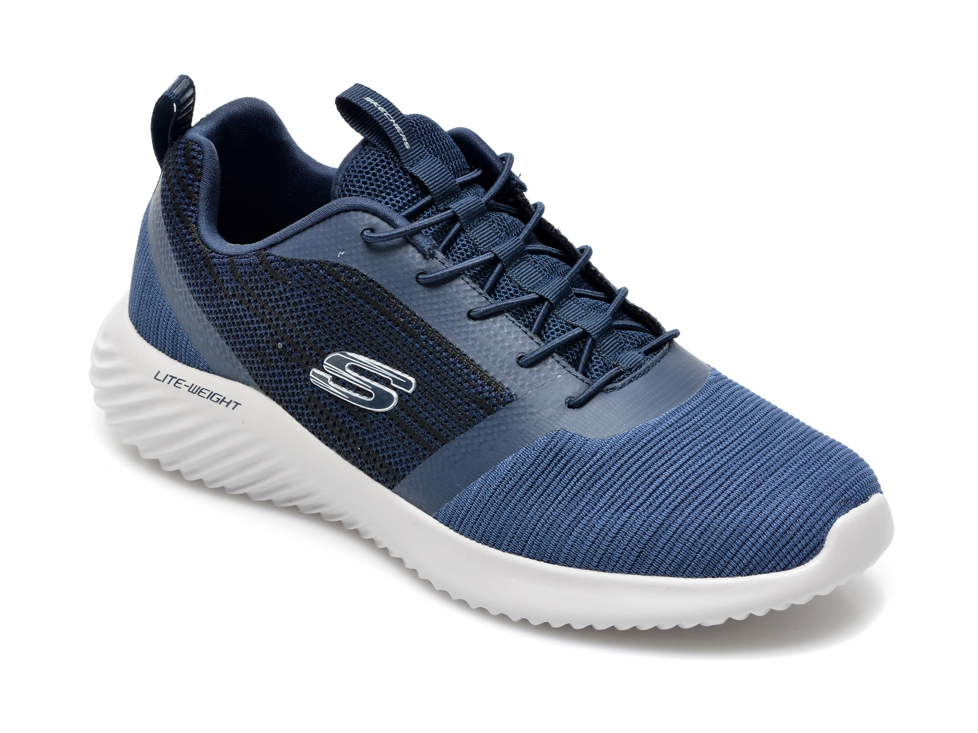 Pantofi sport SKECHERS bleumarin, Bounder, din material textil