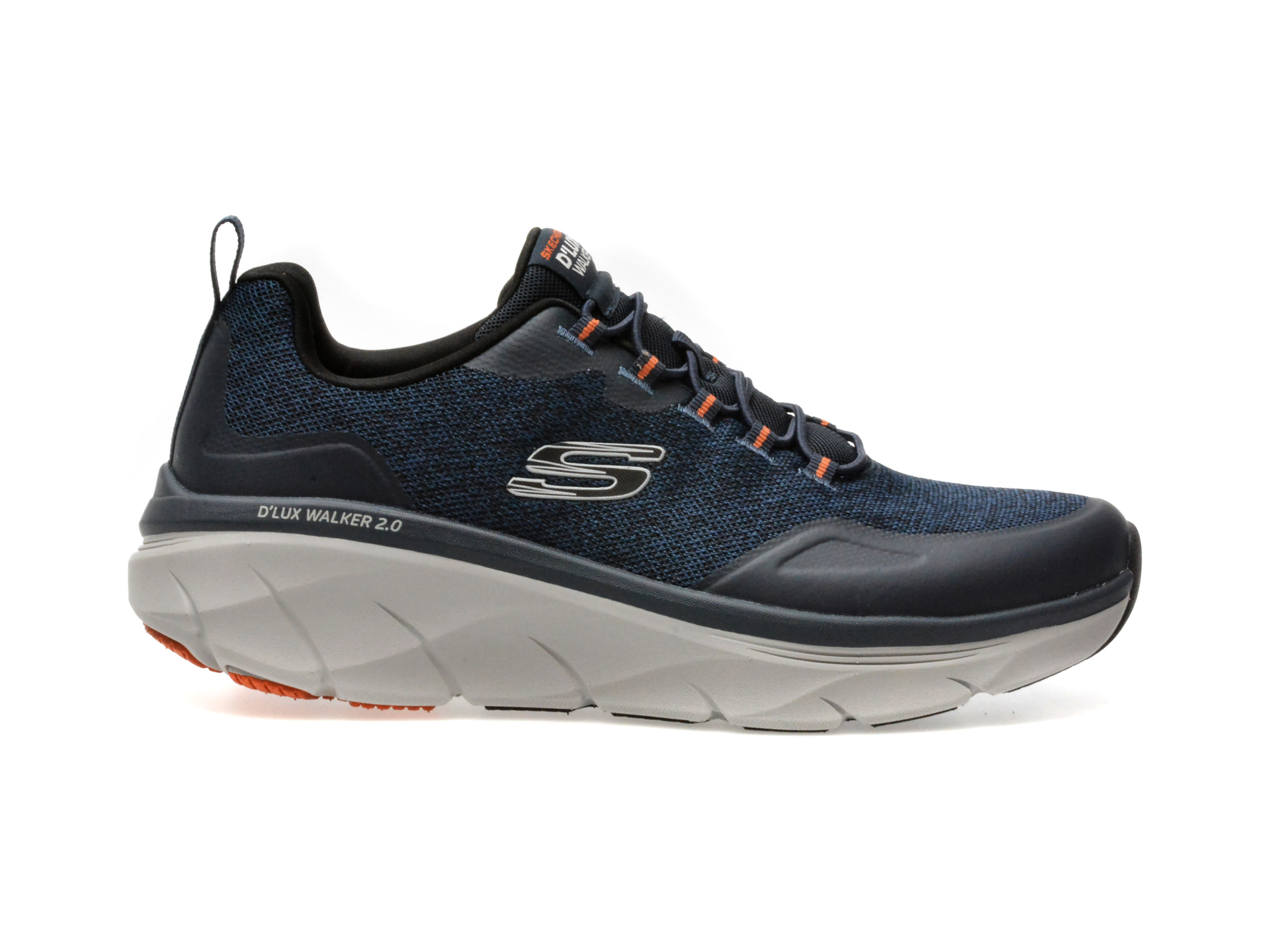 Pantofi sport SKECHERS bleumarin, D LUX WALKER 2.0, din material textil