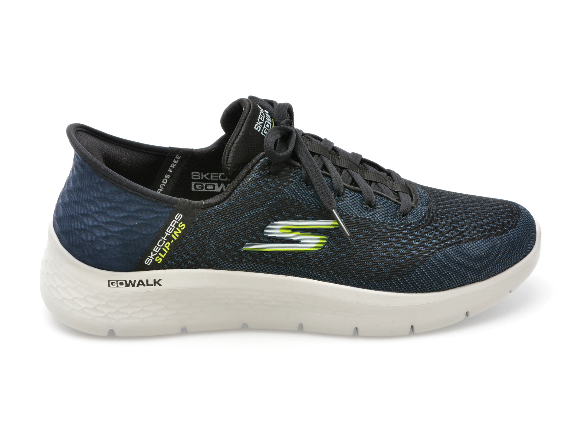 Pantofi sport SKECHERS bleumarin, GO WALK FLEX, din material textil