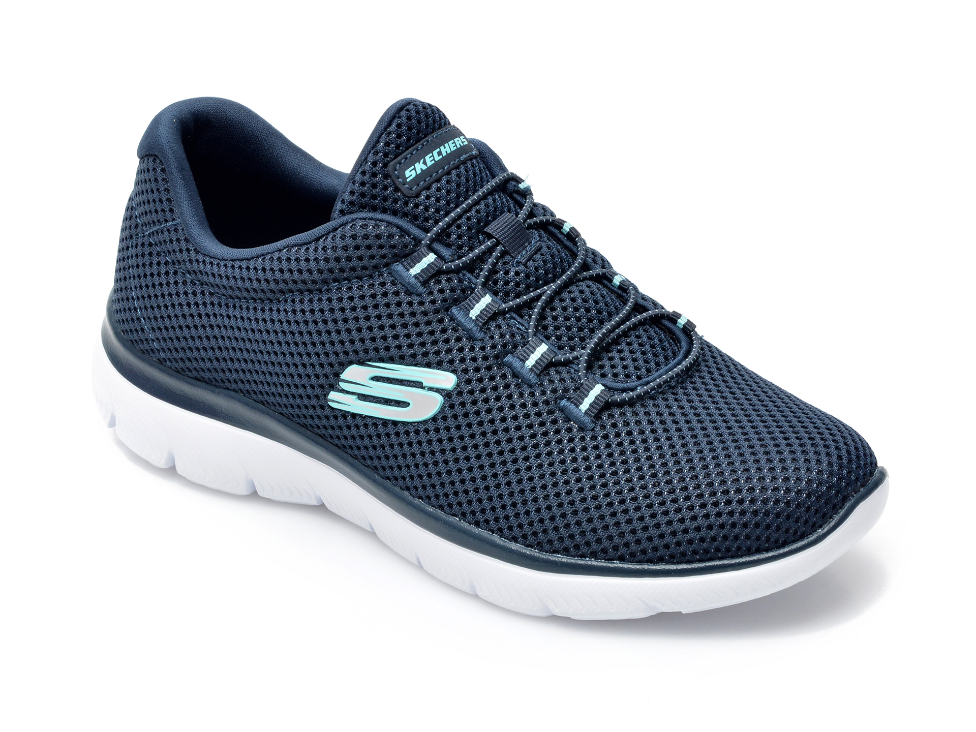 Pantofi sport SKECHERS bleumarin, Summits, din material textil