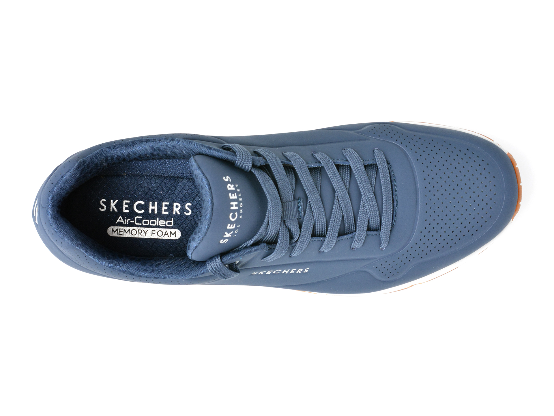 Poze Pantofi sport SKECHERS bleumarin, UNO, din piele ecologica tezyo.ro