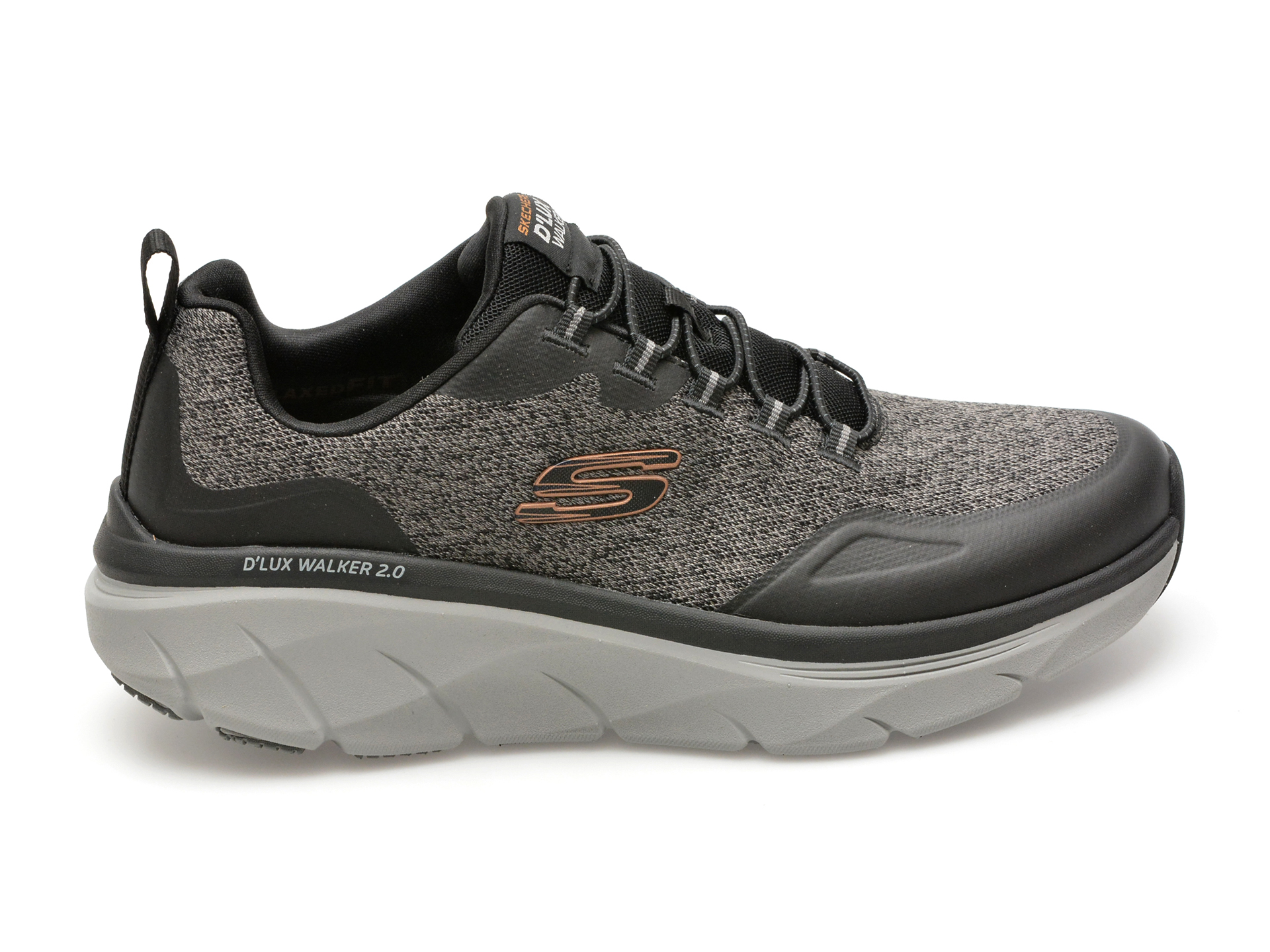 Pantofi Sport Skechers Gri, D Lux Walker 2.0, Din Material Textil