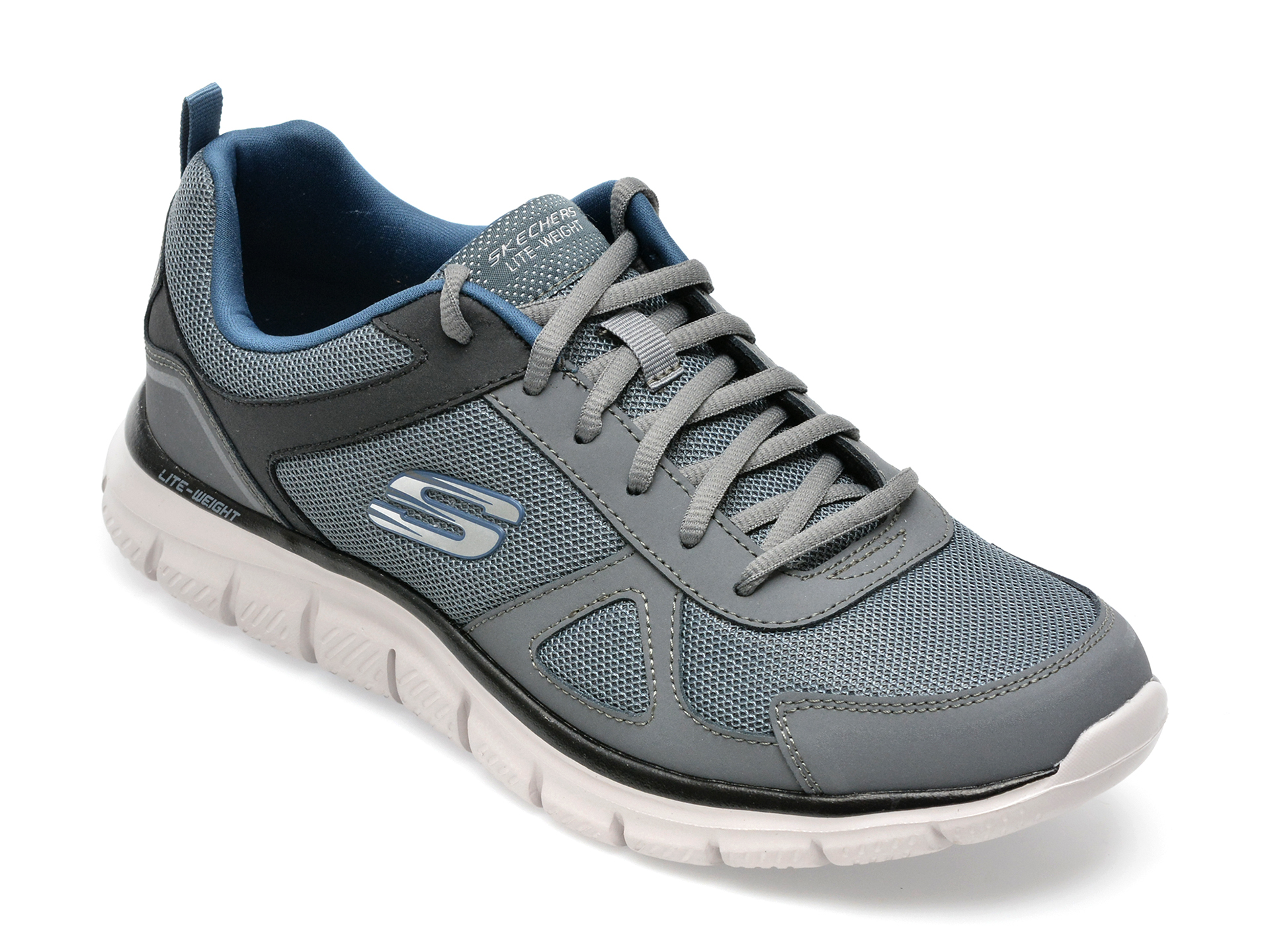 Pantofi sport SKECHERS gri, TRACK, din material textil barbati 2023-09-21
