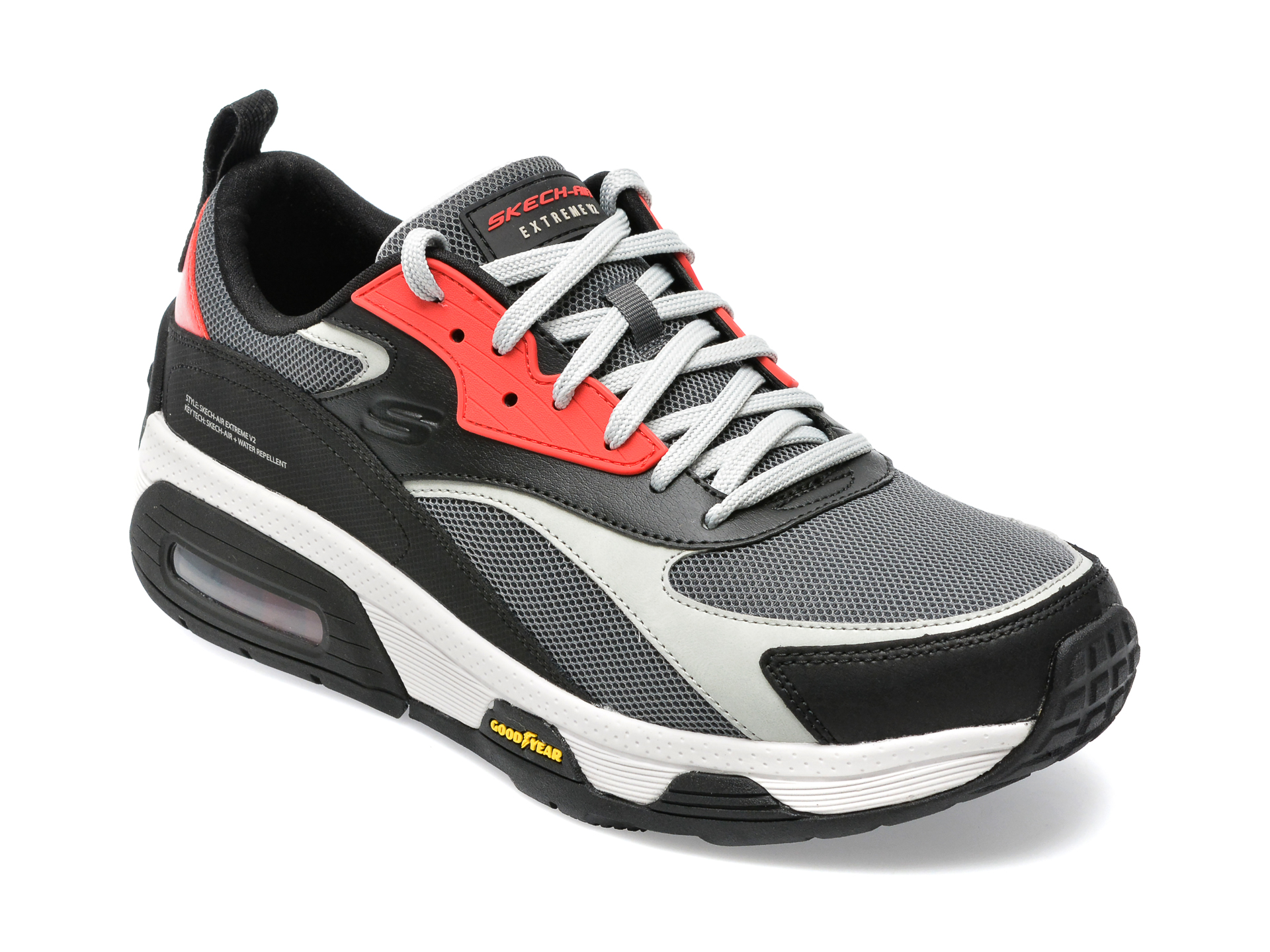 Pantofi sport SKECHERS multicolori, SKECH-AIR EXTREME V2 , din material textil si piele naturala
