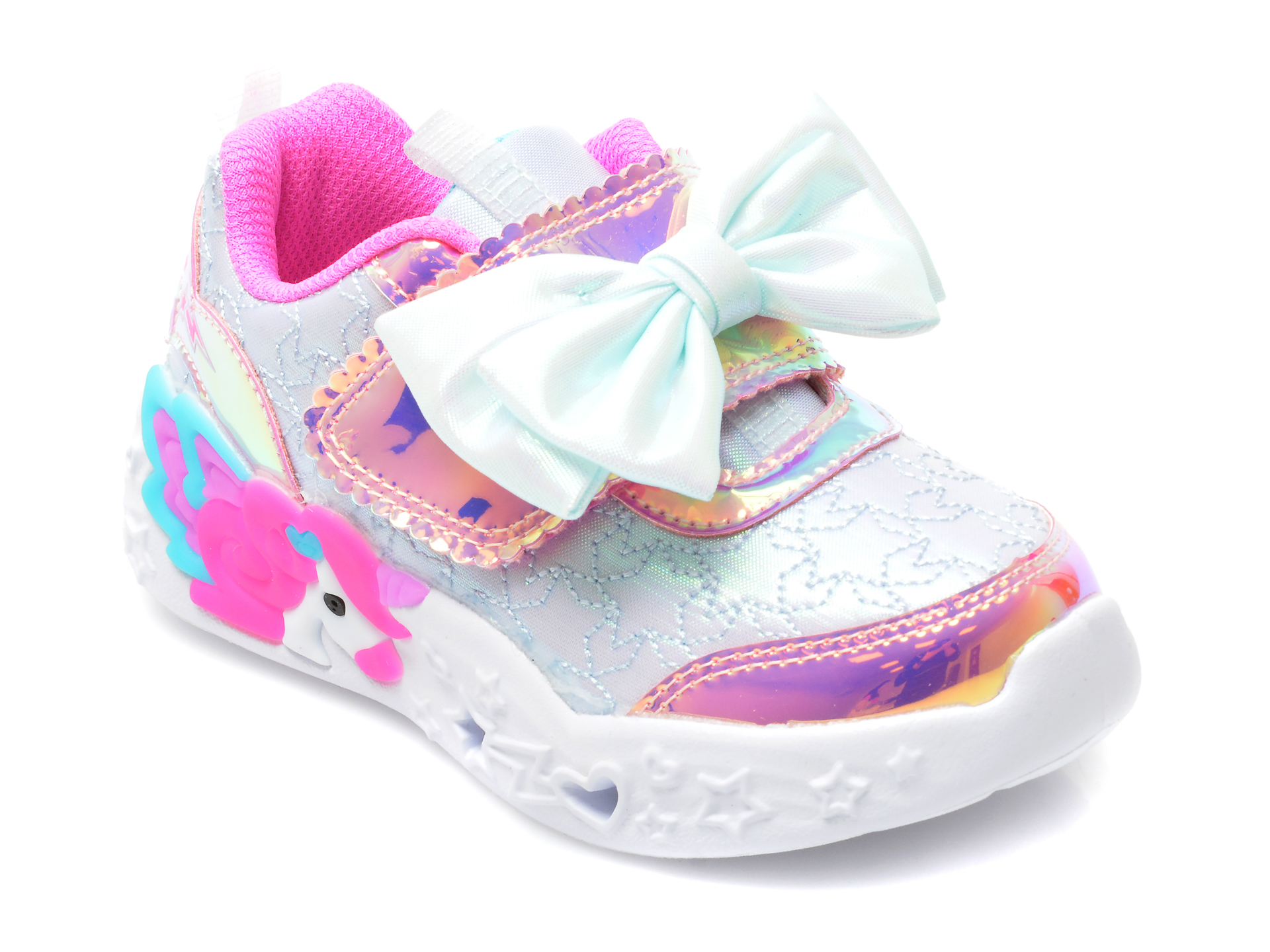 Pantofi sport SKECHERS multicolori, UNICORN CHARMER, din material textil