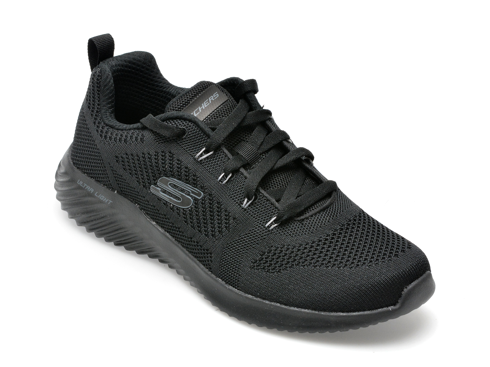 Pantofi sport SKECHERS negri, 232068, din material textil