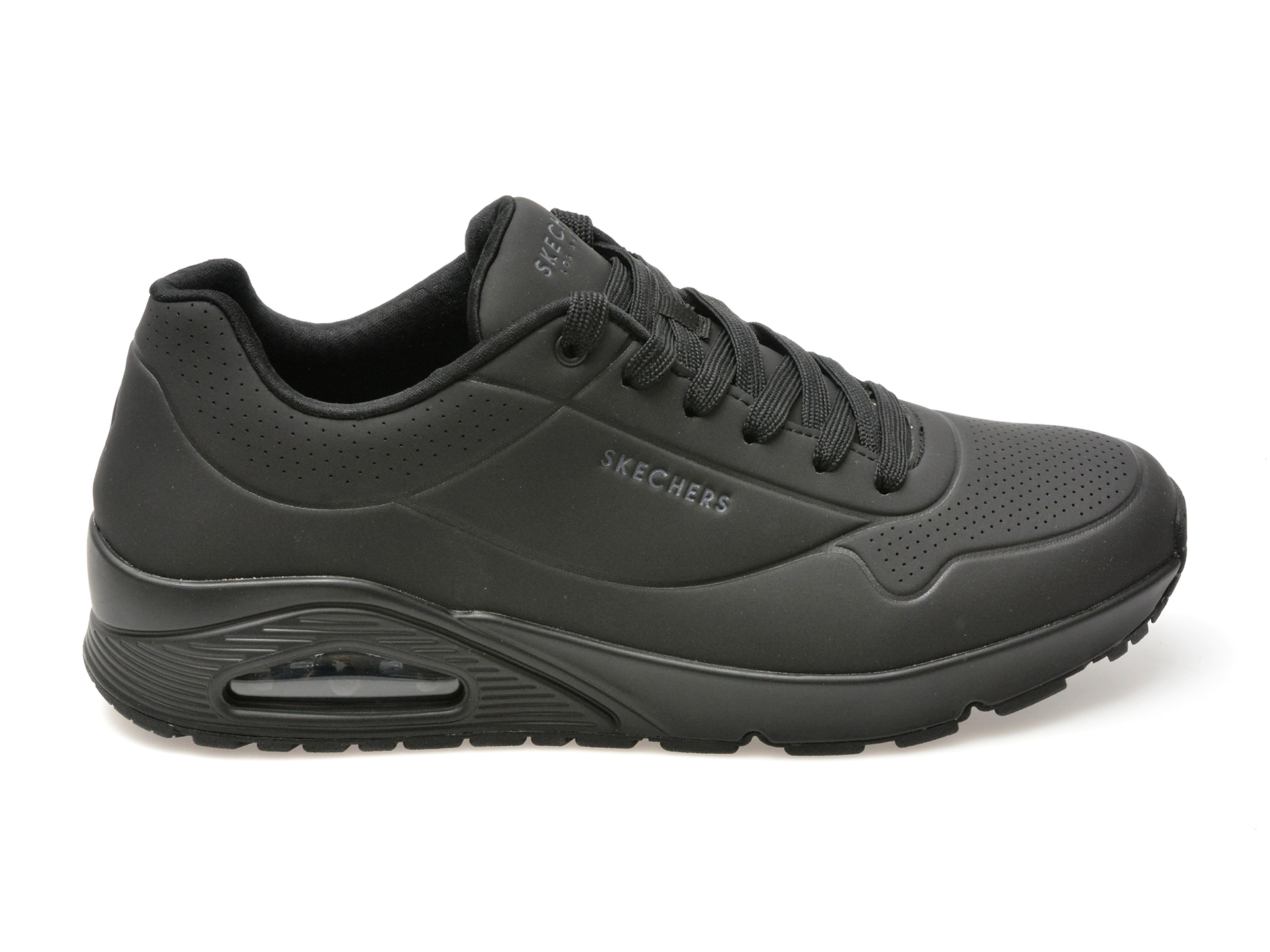 Pantofi Sport SKECHERS negri, 52458, din piele ecologica image11