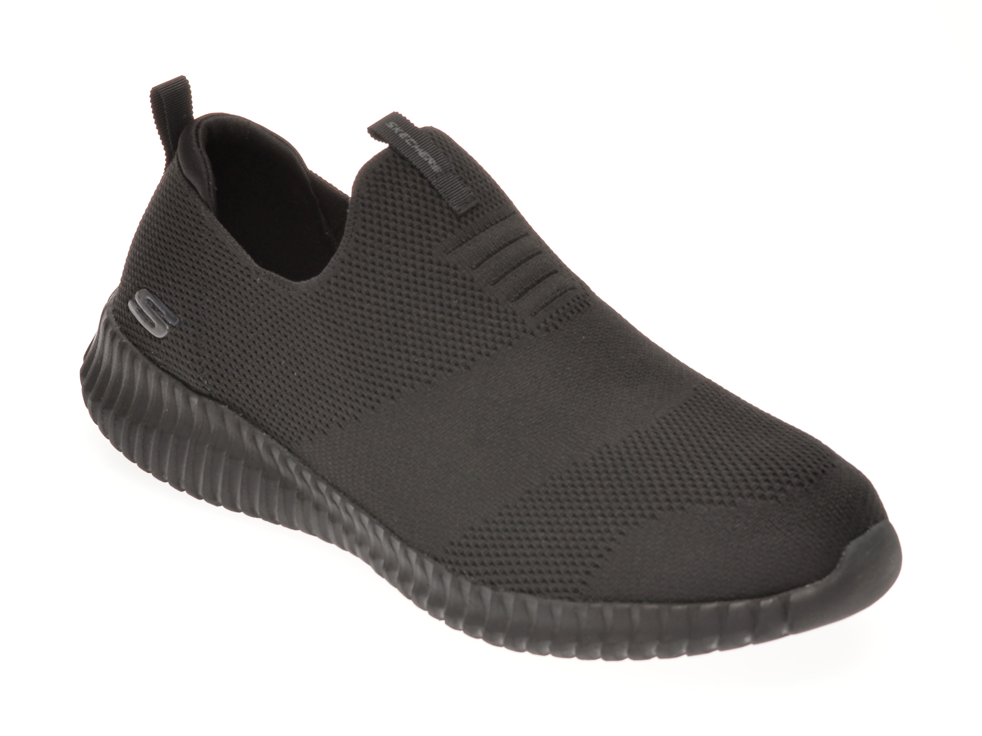 Pantofi sport SKECHERS negri, 52649, din material textil