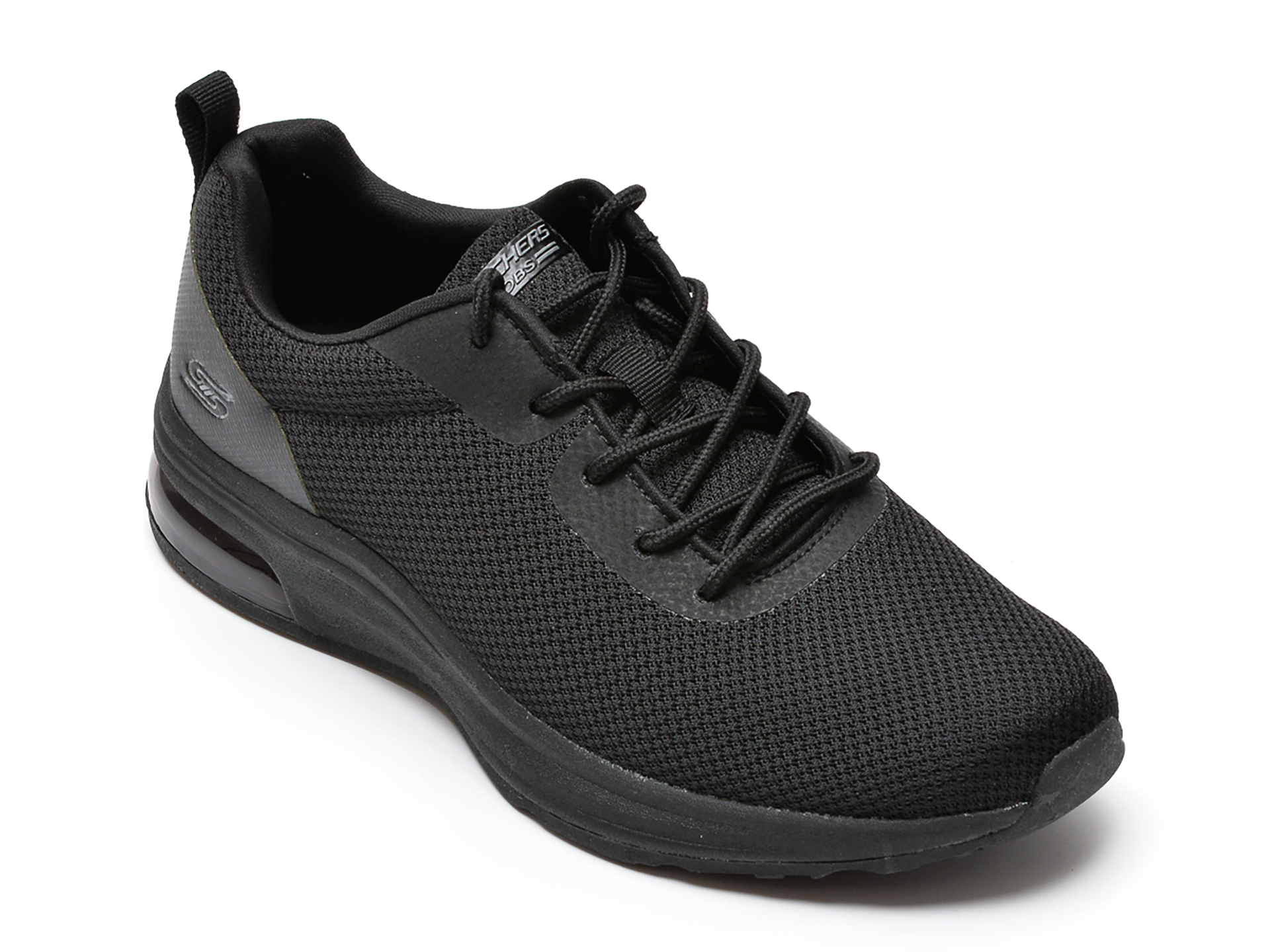 Pantofi sport SKECHERS negri, BOBS PULSE AIR, din material textil 2022 ❤️ Pret Super tezyo.ro imagine noua 2022