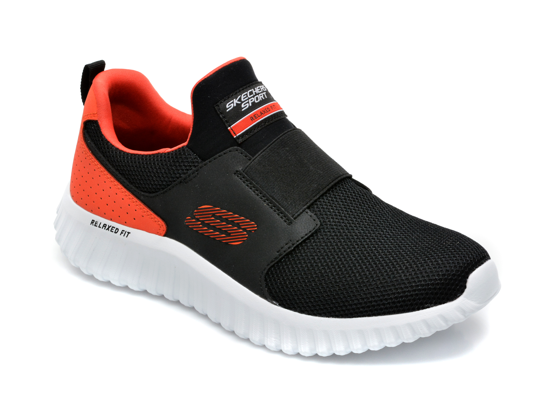Pantofi sport SKECHERS negri, Depth Charge 2.0, din material textil