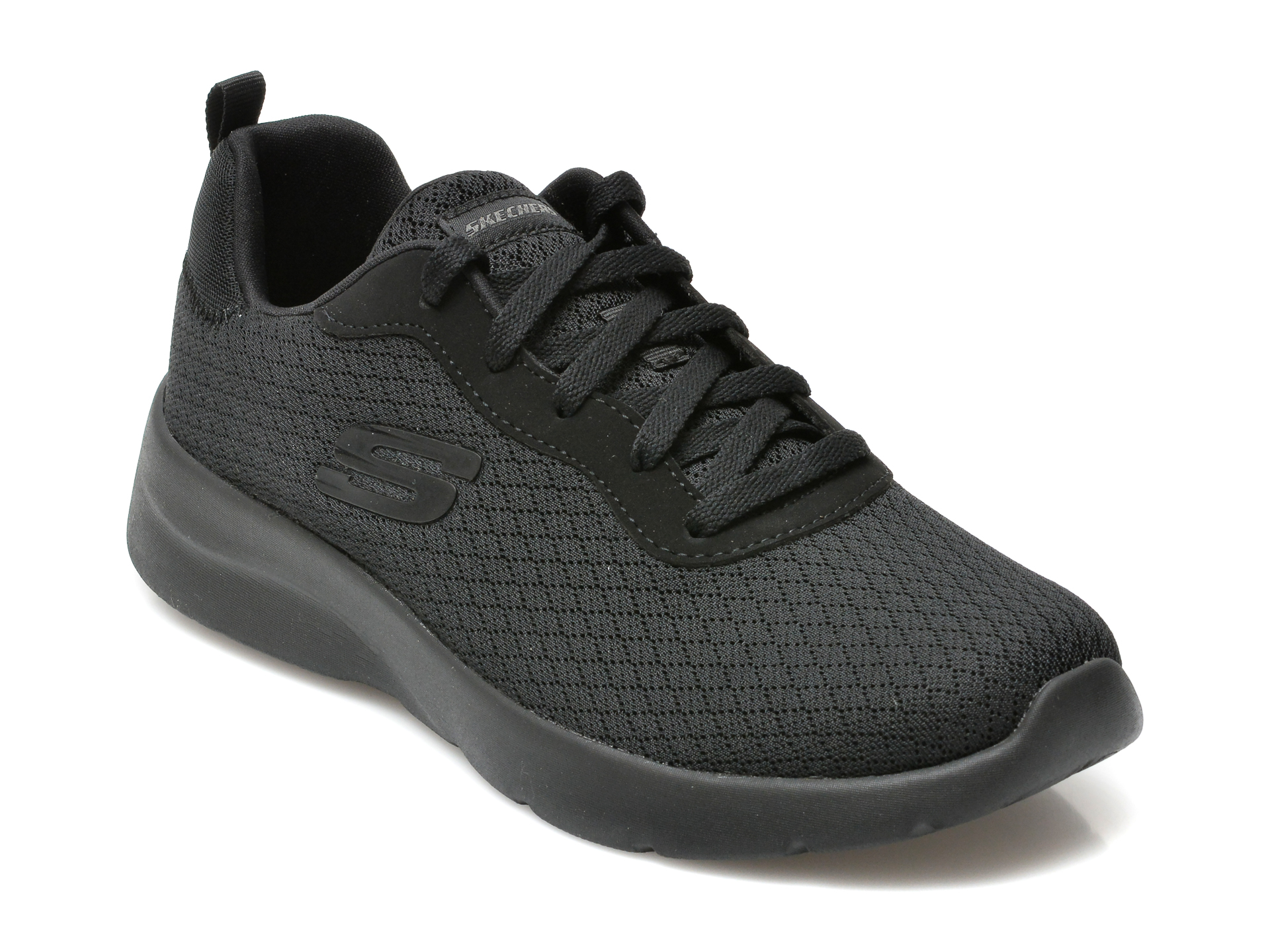 Pantofi sport SKECHERS negri, DYNAMIGHT 2, din material textil /femei/pantofi imagine noua