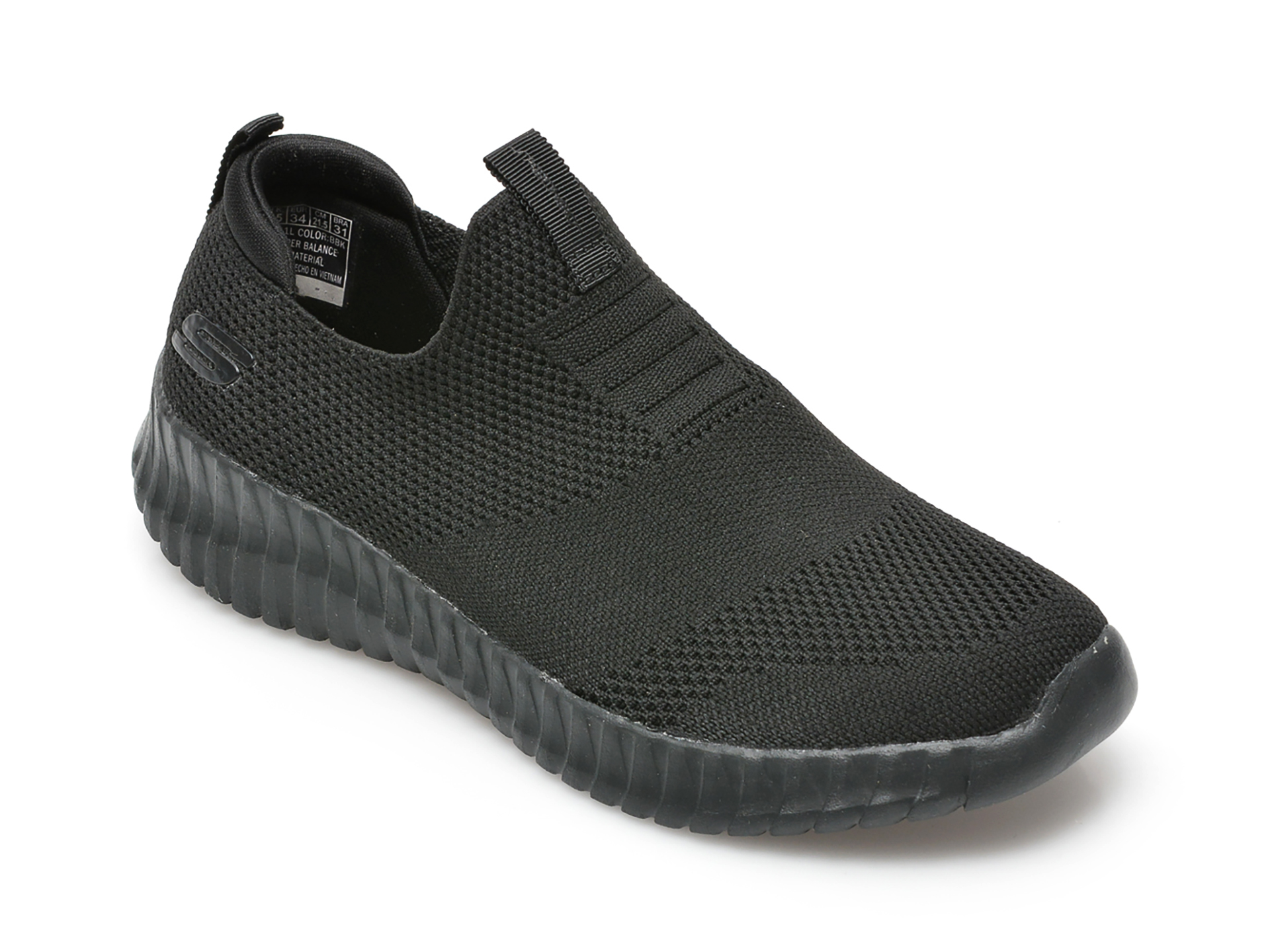 Pantofi sport SKECHERS negri, ELITE FLEX, din material textil Skechers