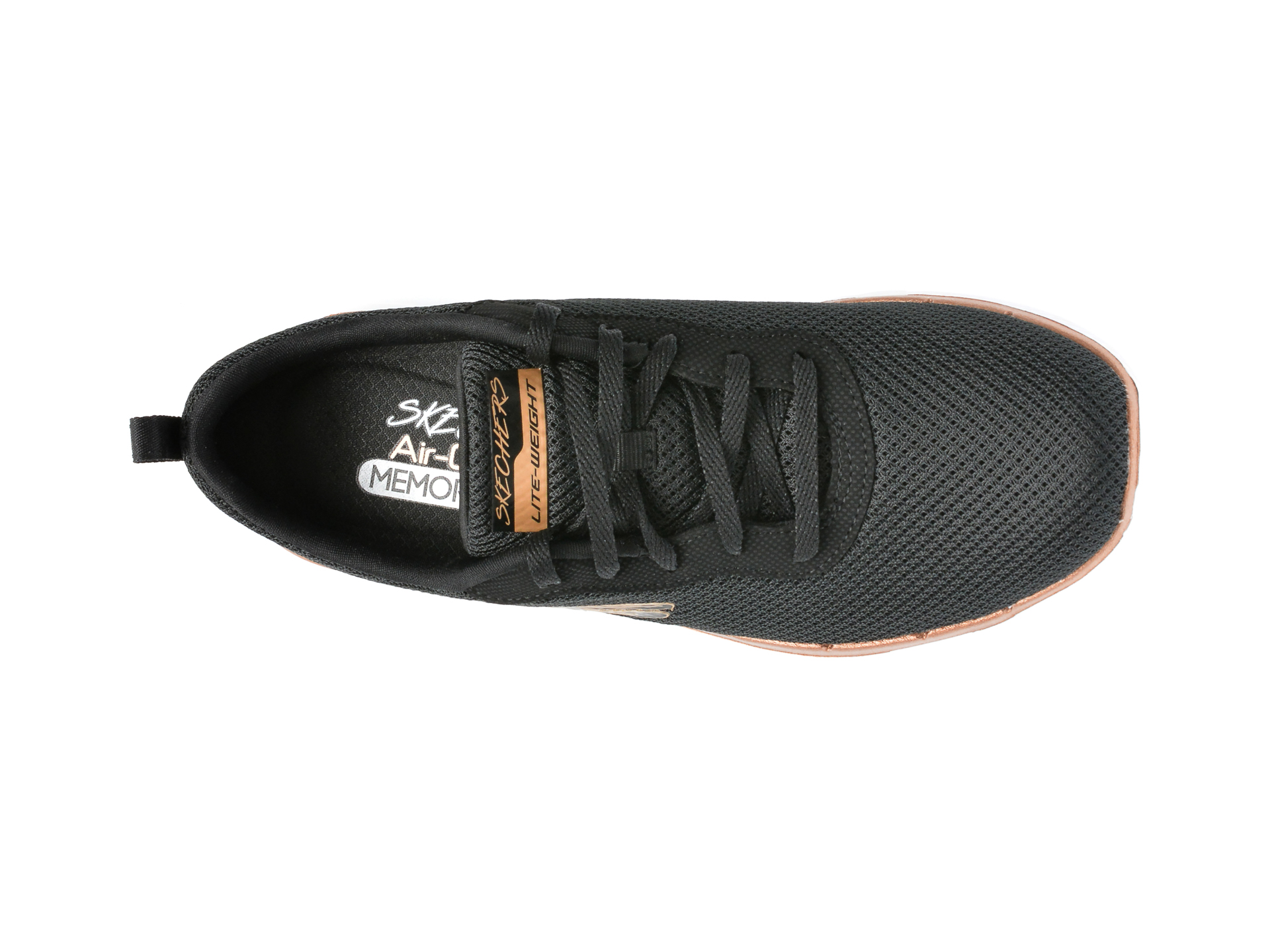 Poze Pantofi sport SKECHERS negri, FLEX APPEAL 3.0, din material textil Tezyo