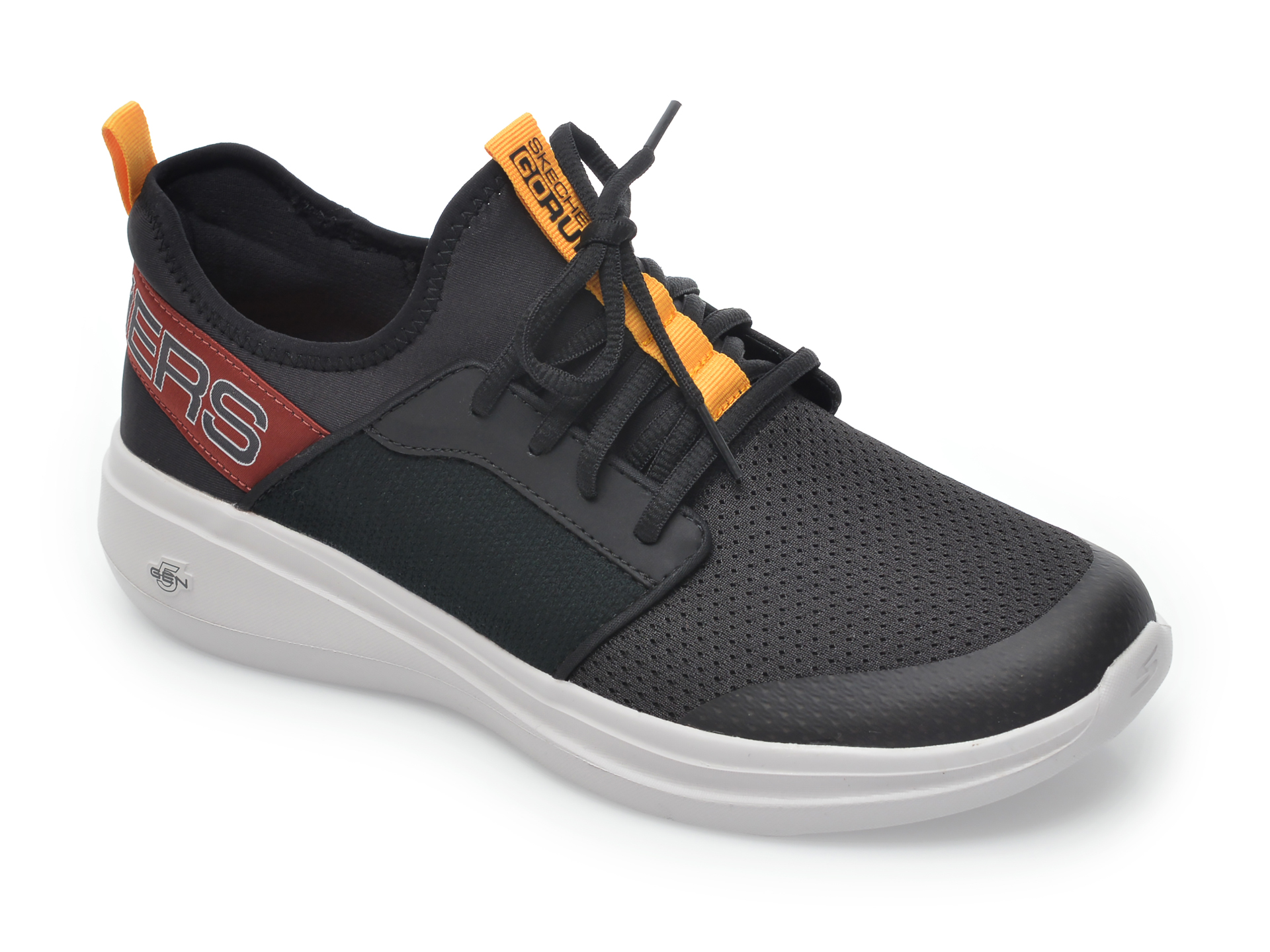 Pantofi sport SKECHERS negri, Go Run Fast Steadfast, din material textil