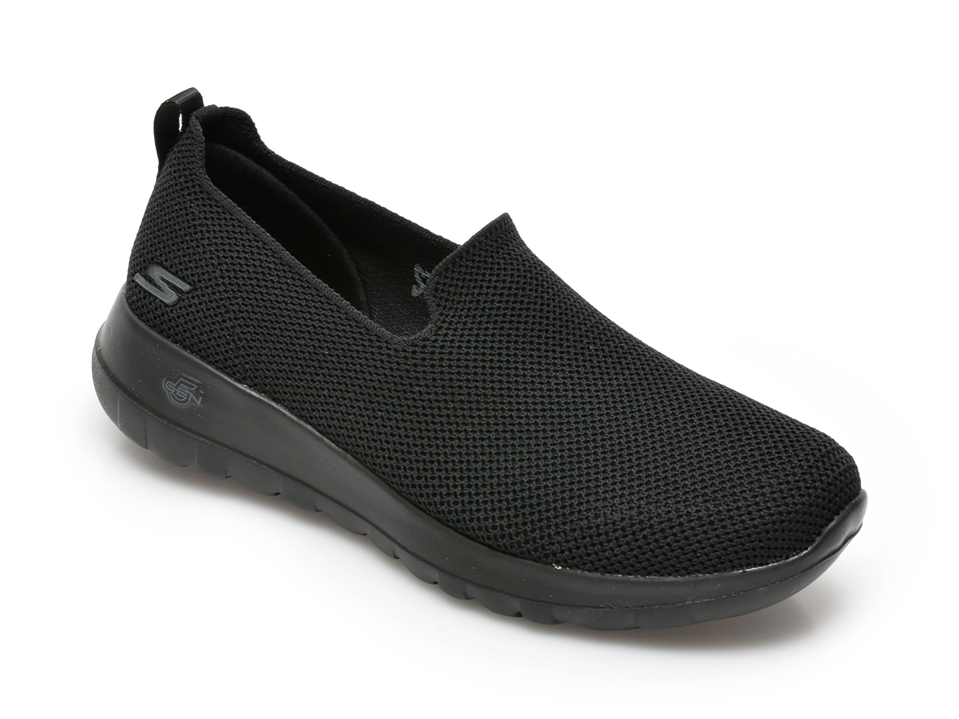 Pantofi sport SKECHERS negri, GO WALK JOY, din material textil /femei/pantofi imagine noua