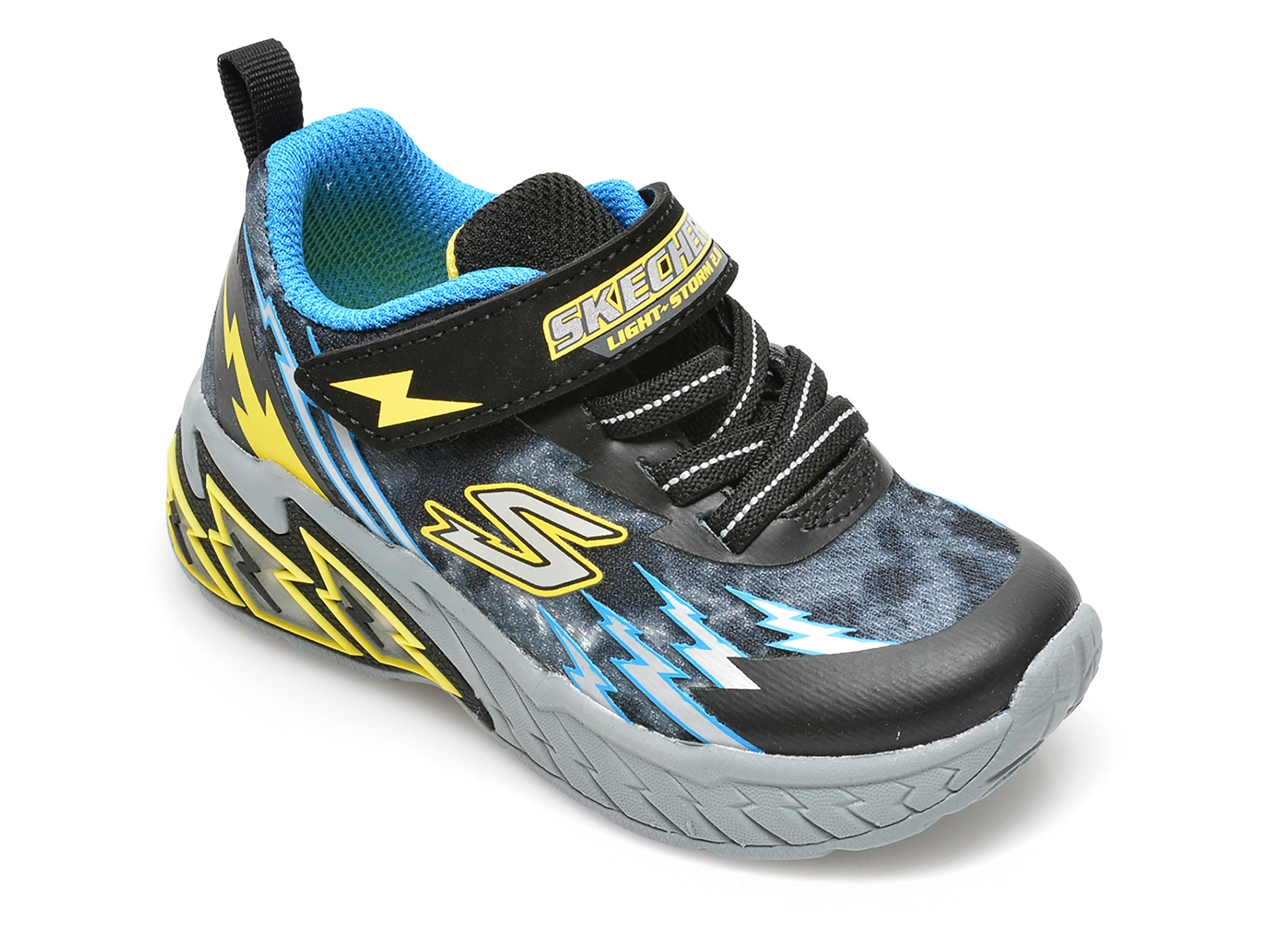 Pantofi sport SKECHERS negri, LIGHT STORM 2, din material textil 2023 ❤️ Pret Super tezyo.ro imagine noua 2022
