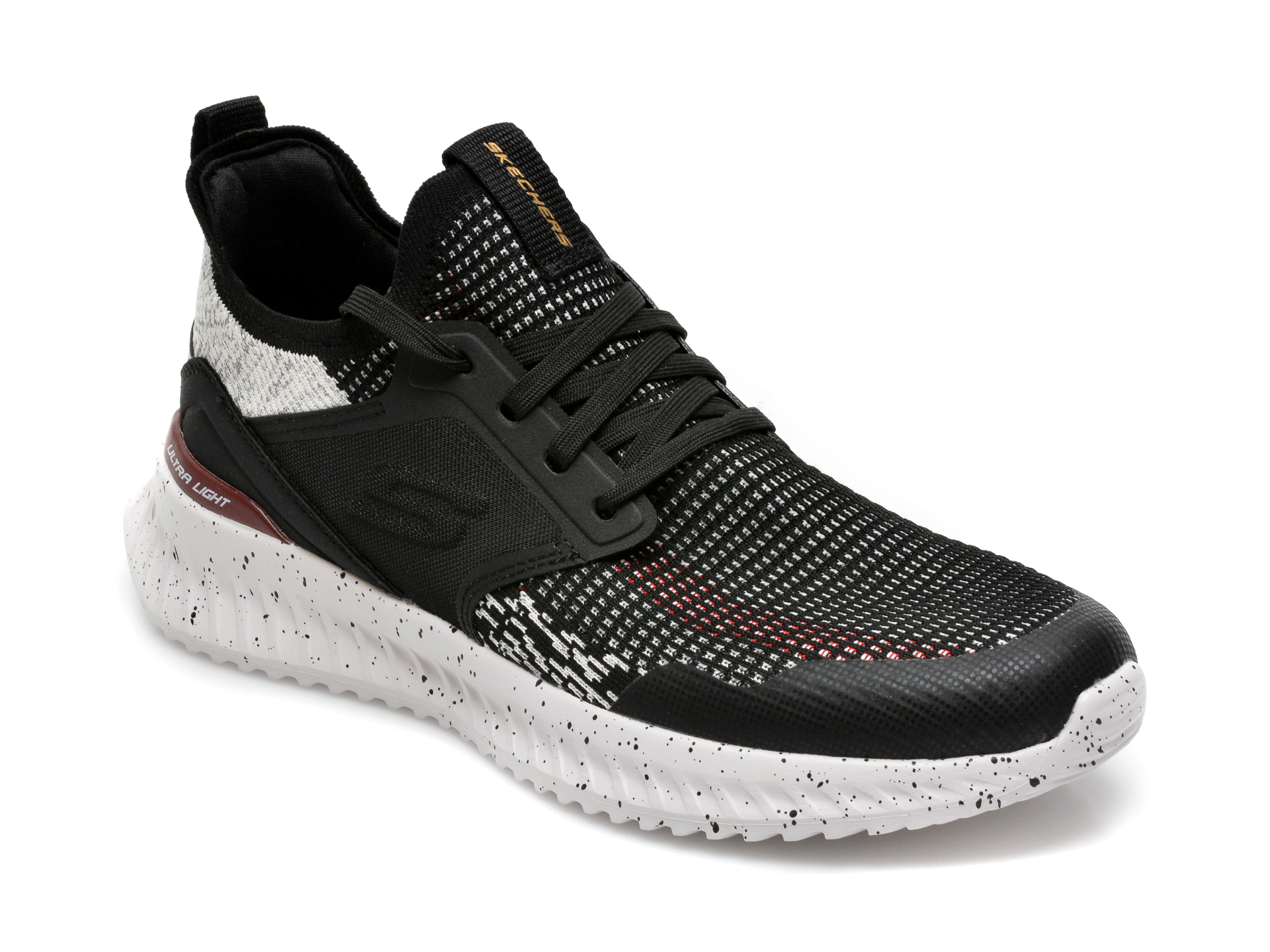 Pantofi sport SKECHERS negri, Matera 2.0Celdra, din material textil