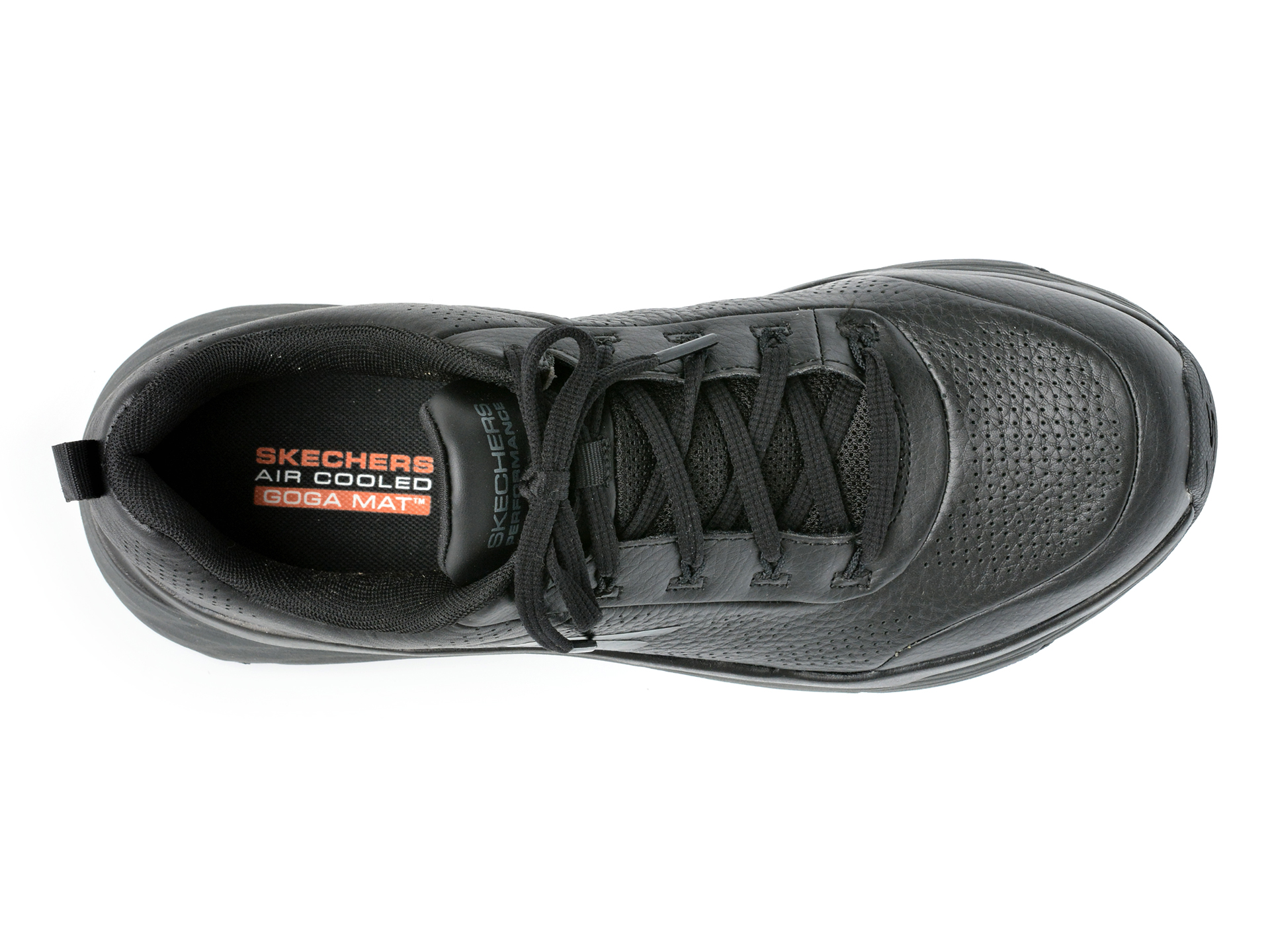 Poze Pantofi sport SKECHERS negri, MAX CUSHIONING ELITE, din piele naturala Tezyo