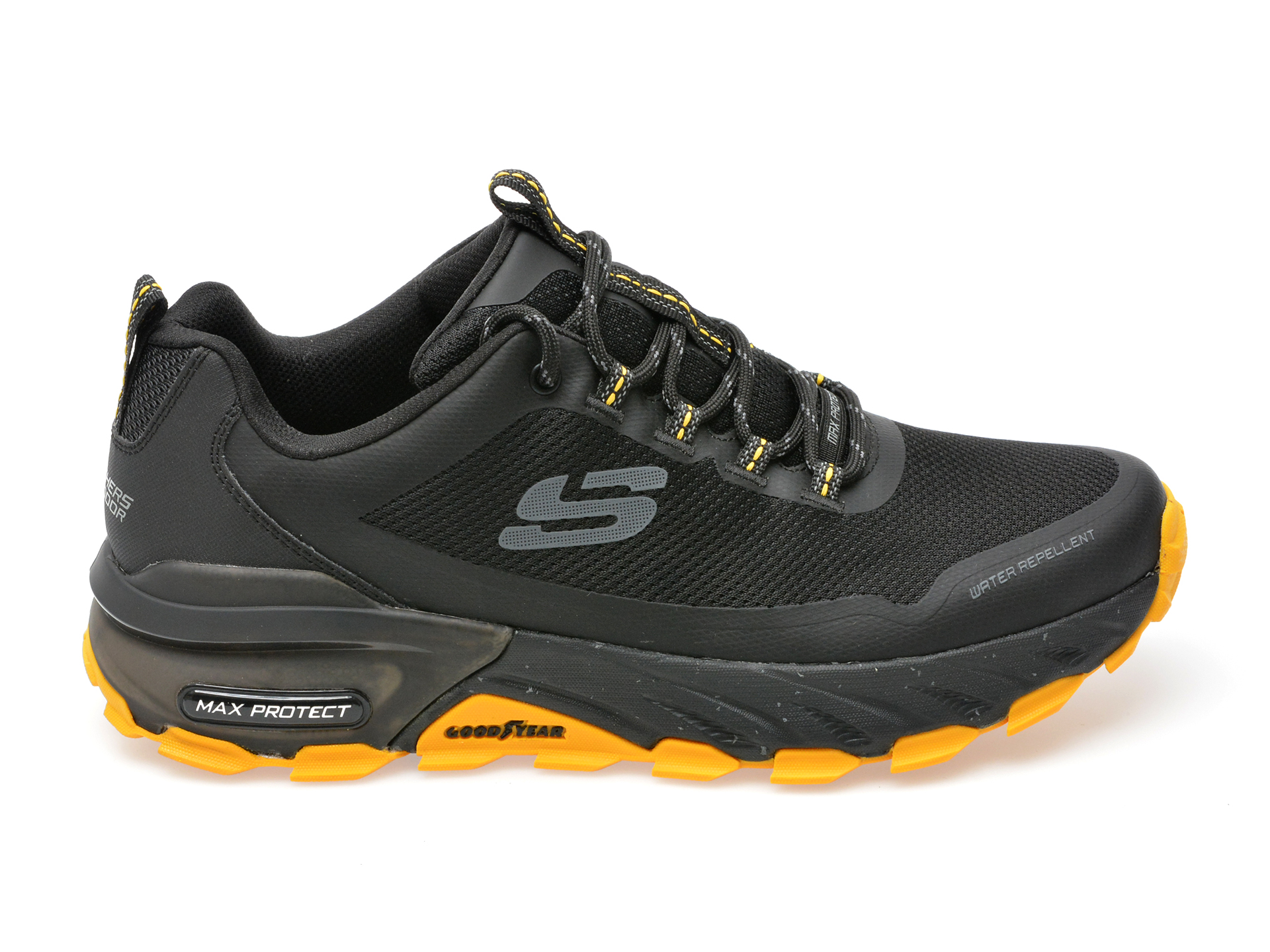 Poze Pantofi sport SKECHERS negri, MAX PROTECT , din material textil Tezyo