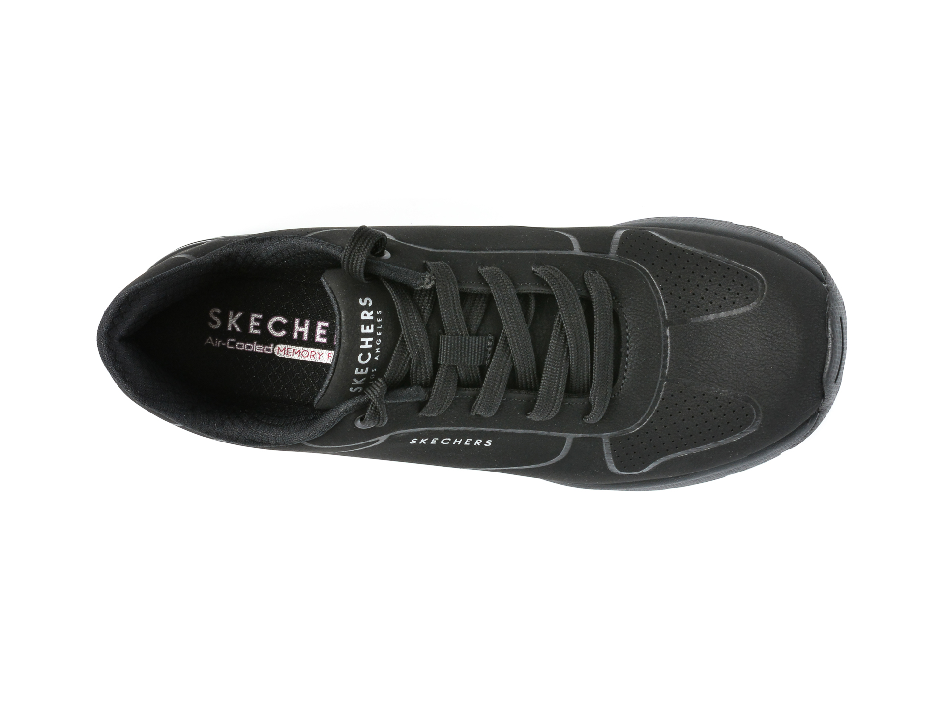 Poze Pantofi sport SKECHERS negri, MILLION AIR, din piele ecologica Tezyo
