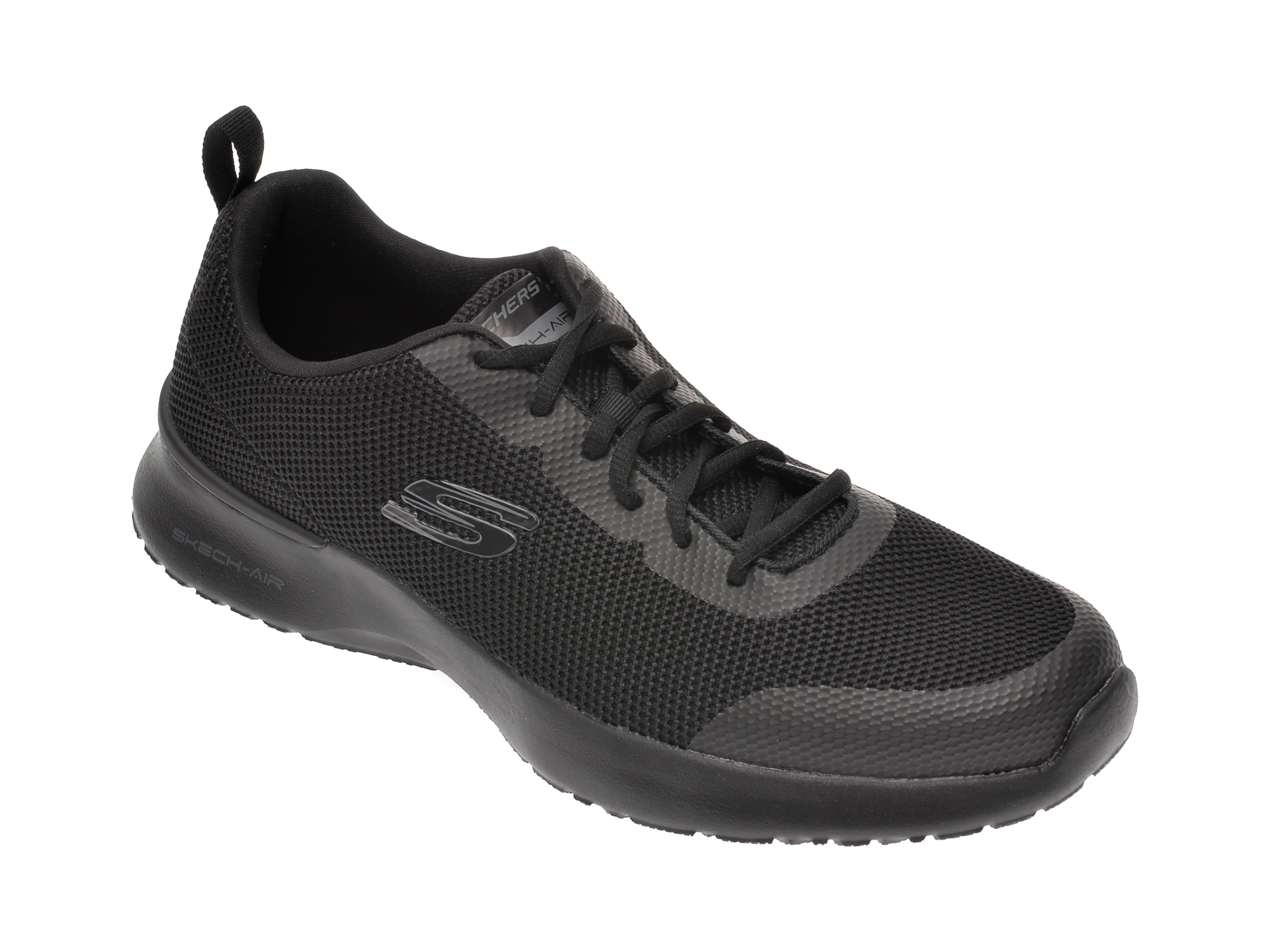 Pantofi sport SKECHERS negri, Skech-Air Dynamight Winly, din material textil
