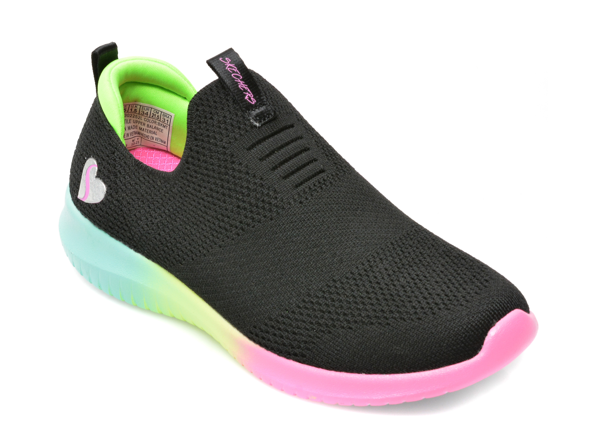 Pantofi sport SKECHERS negri, ULTRA FLEX2252L, din material textil 2023 ❤️ Pret Super tezyo.ro imagine noua 2022
